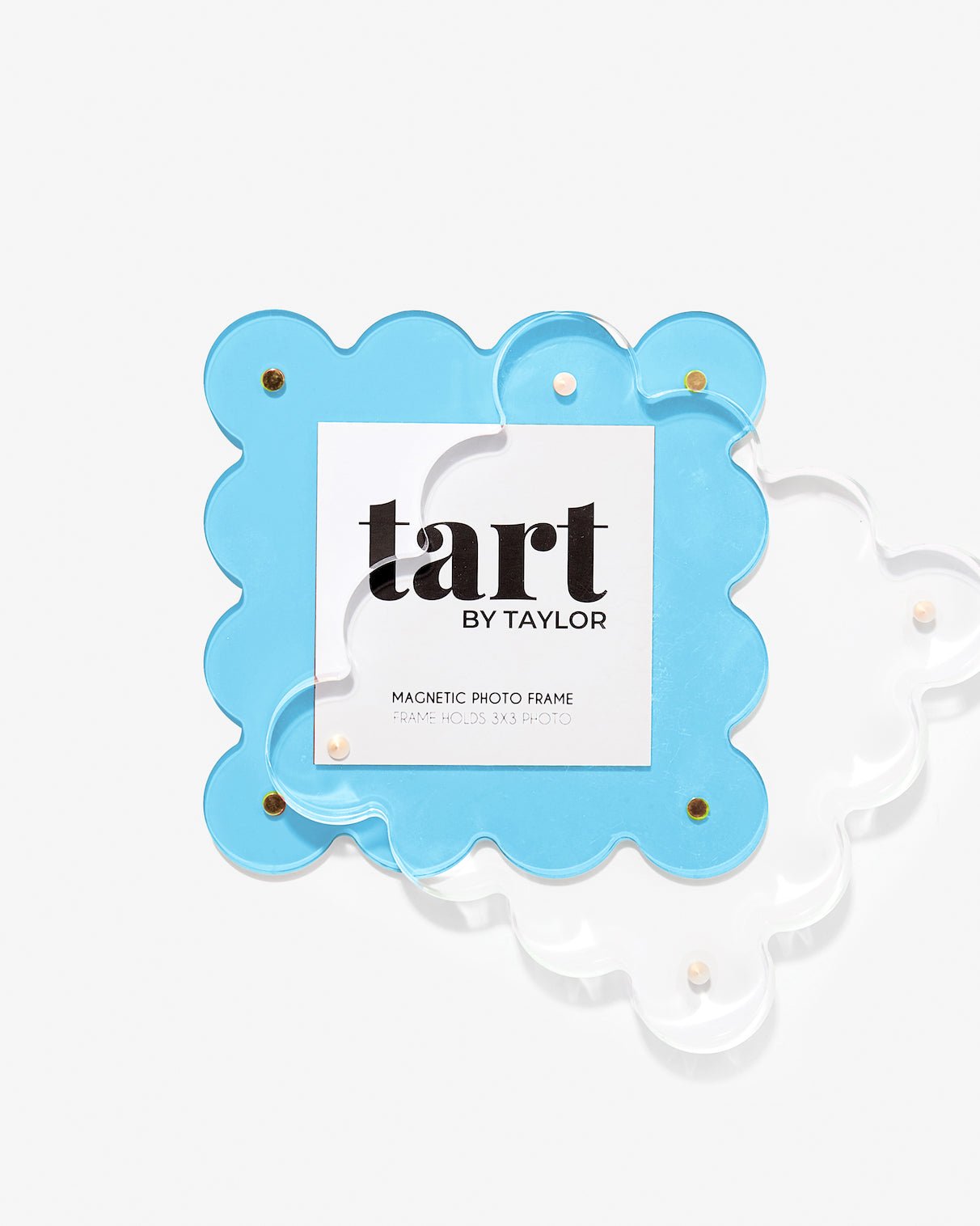 Neon Blue Mini Acrylic Picture Frame - Thumbnail 3