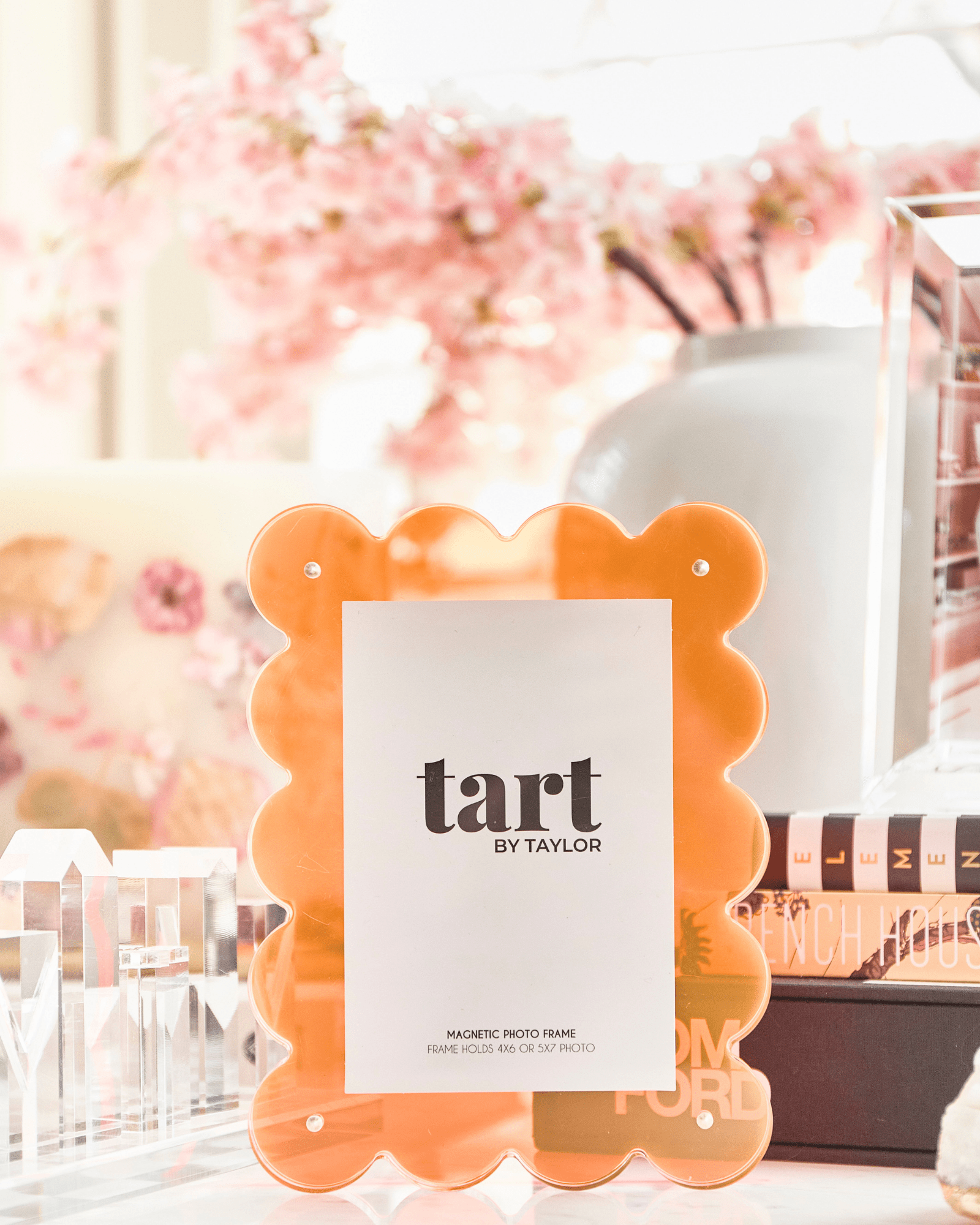 Neon Orange Acrylic Picture Frame - Thumbnail 5