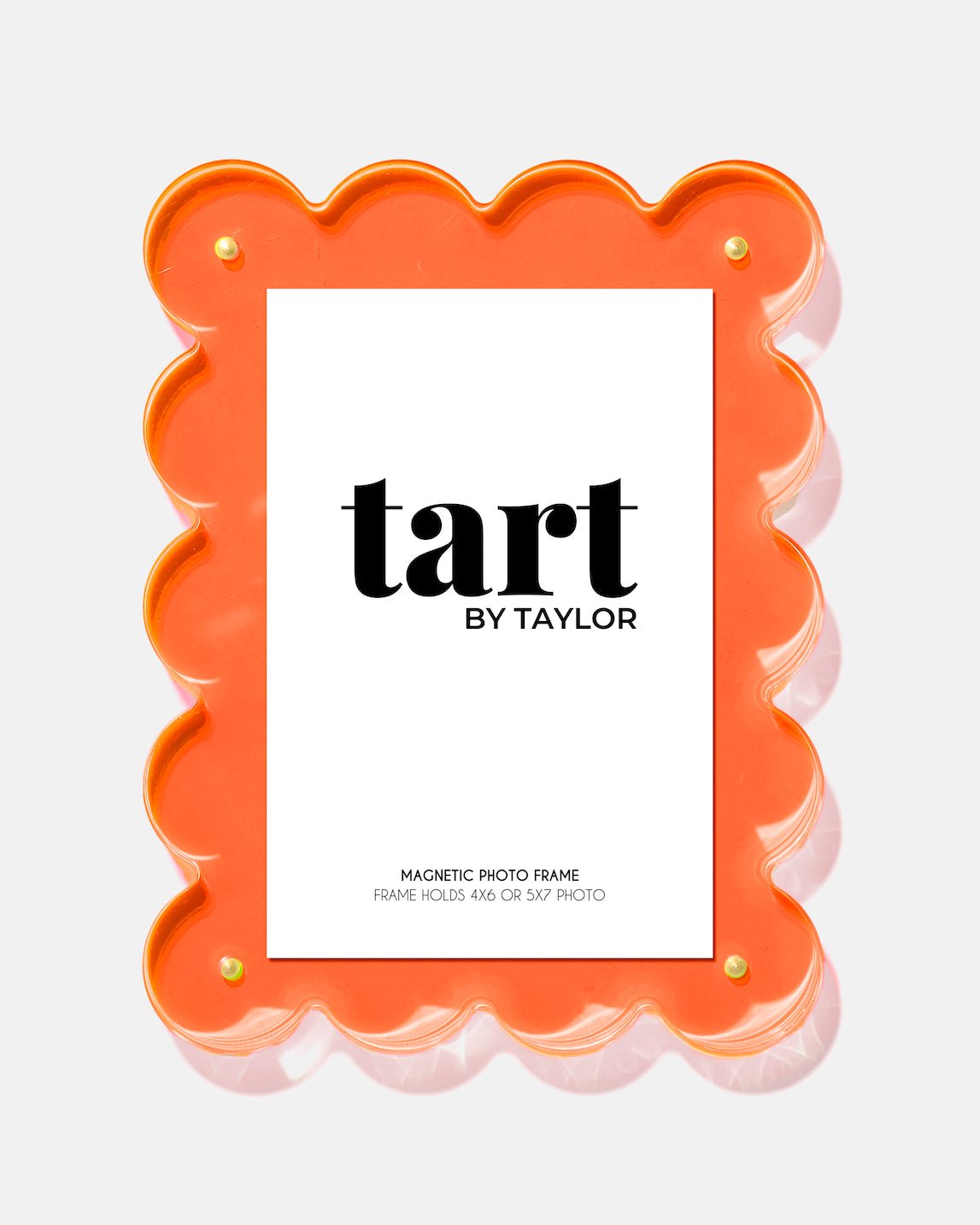 Neon Orange Acrylic Picture Frame - Thumbnail 3