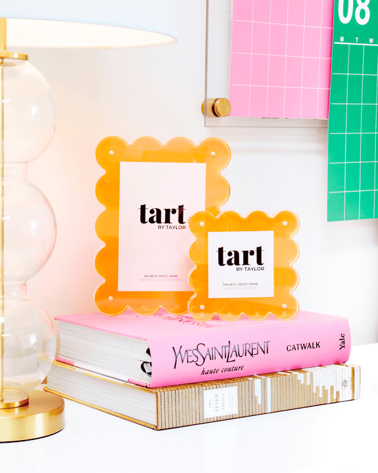 Neon Orange Mini Acrylic Picture Frame - Tart By Taylor