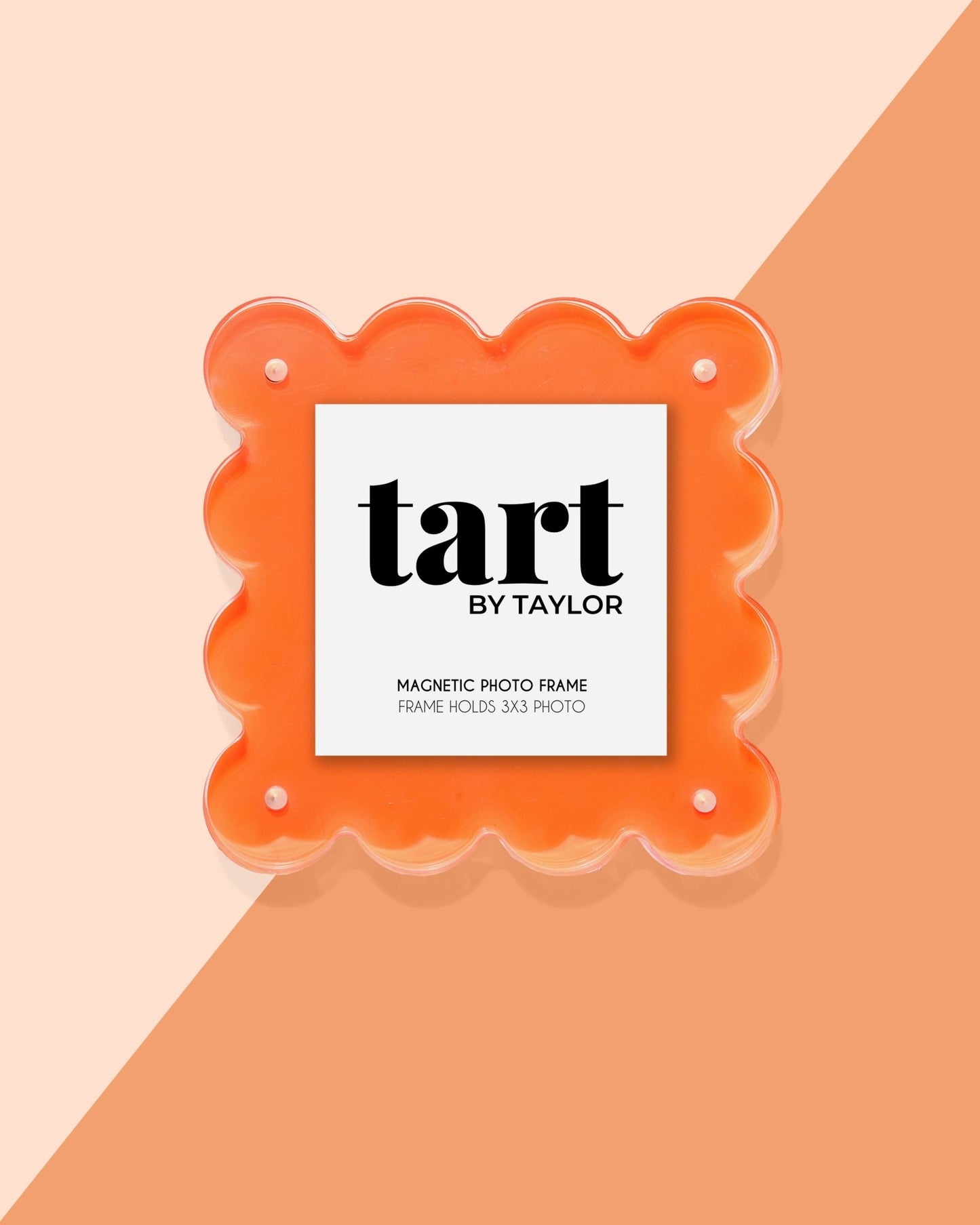 Neon Orange Mini Acrylic Picture Frame - Tart By Taylor