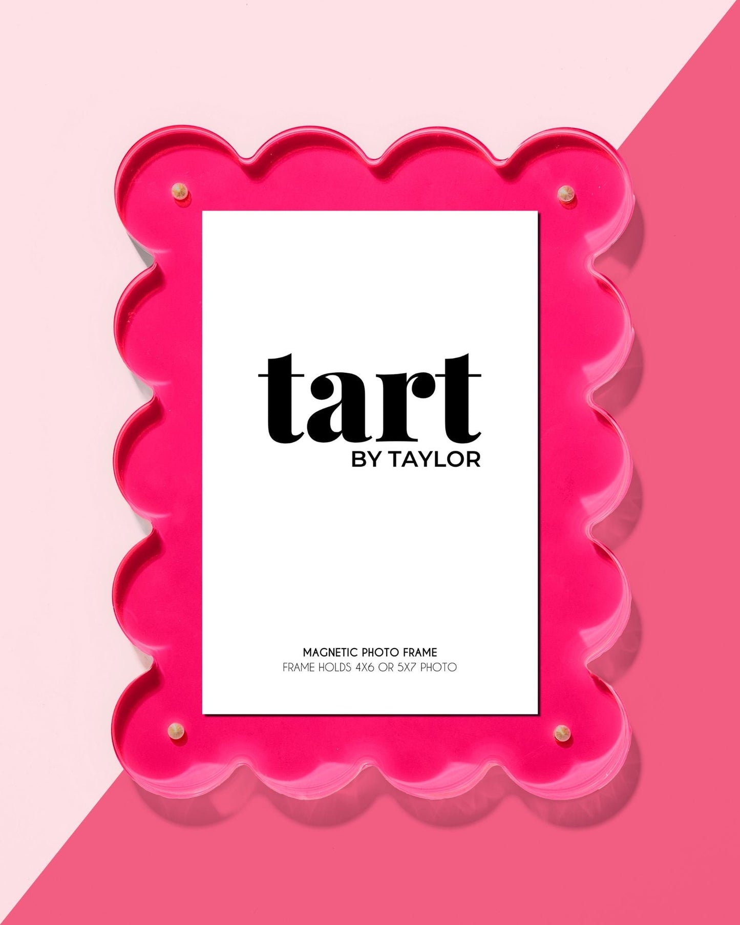 Neon Pink Acrylic Picture Frame - Tart By Taylor