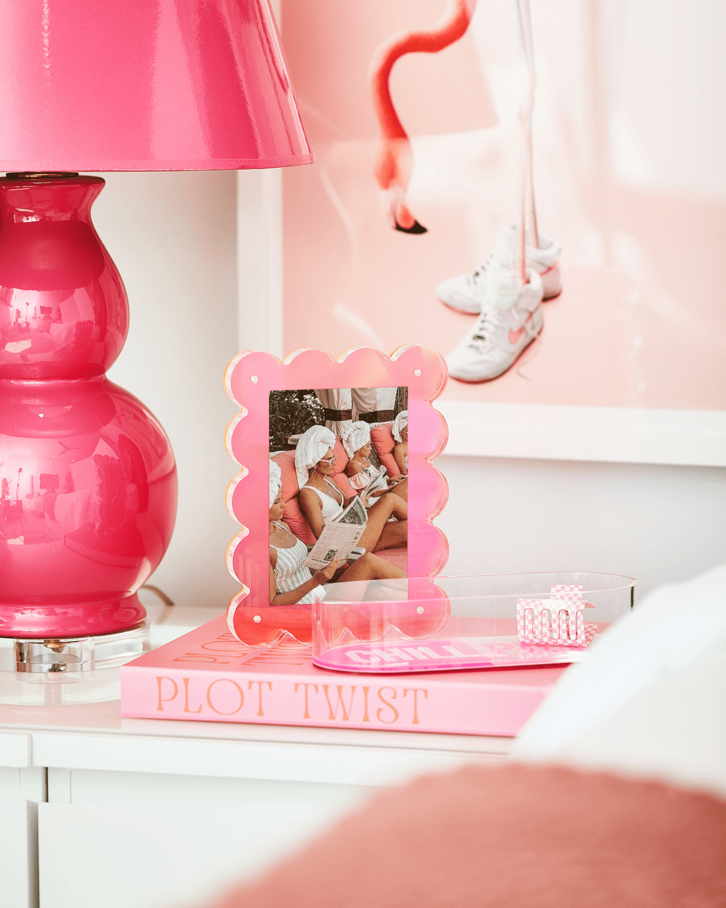 Neon Pink Acrylic Picture Frame - Tart By Taylor