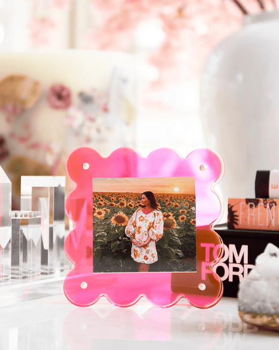 Neon Pink Mini Acrylic Picture Frame - Tart By Taylor