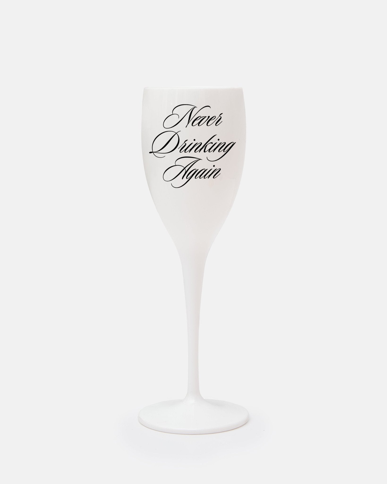 Never Drinking Again Flutes (Set of 2) - Tart By Taylor