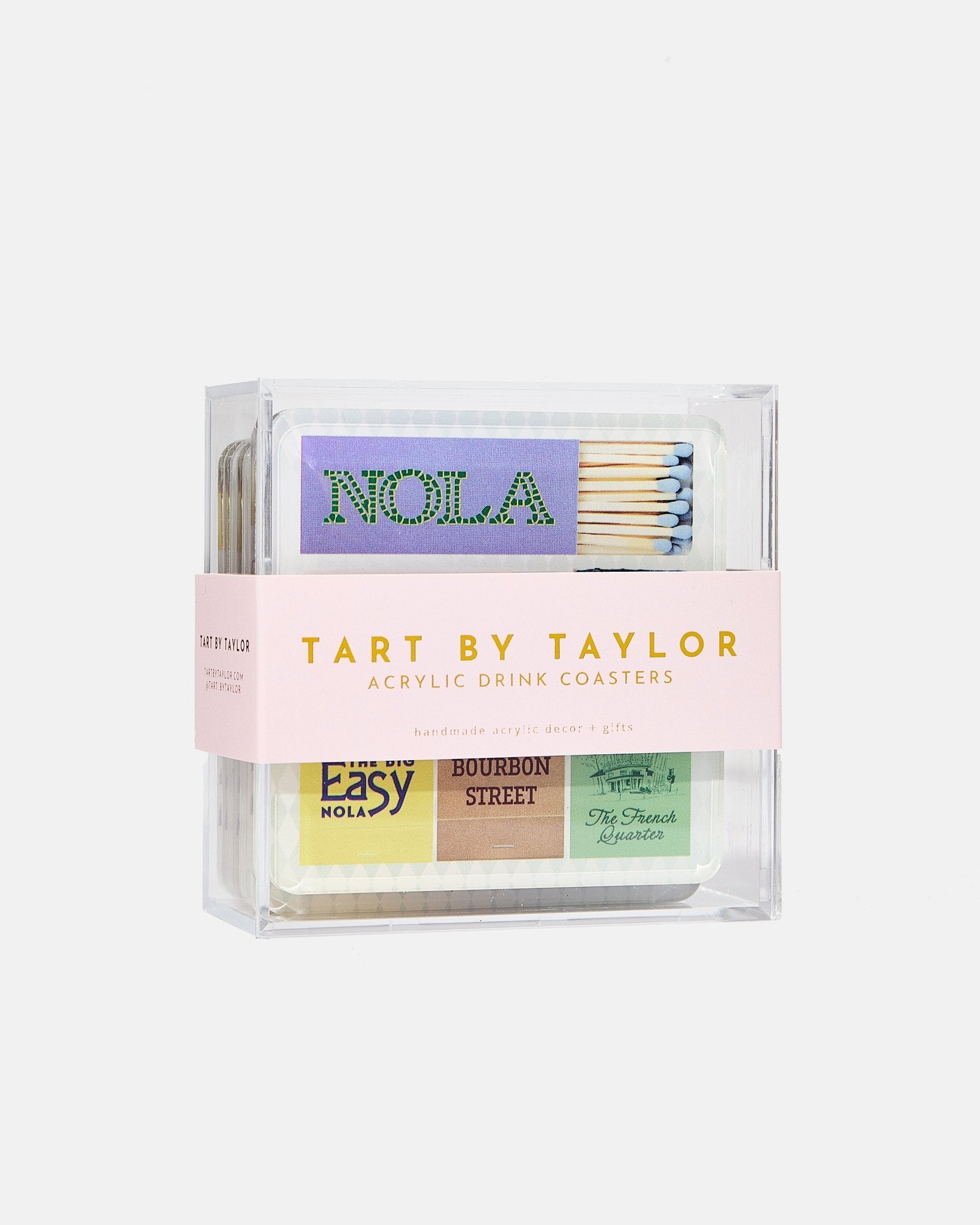 New Orleans Matchbook Coasters - Tart By Taylor