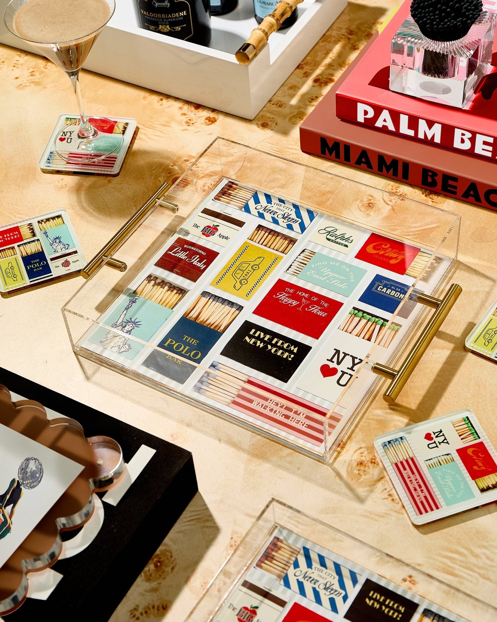 New York Matchbook Large Tray - Tart By Taylor