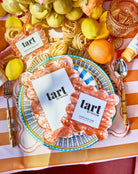 Orange Marbled Frame Ornament - Tart By Taylor