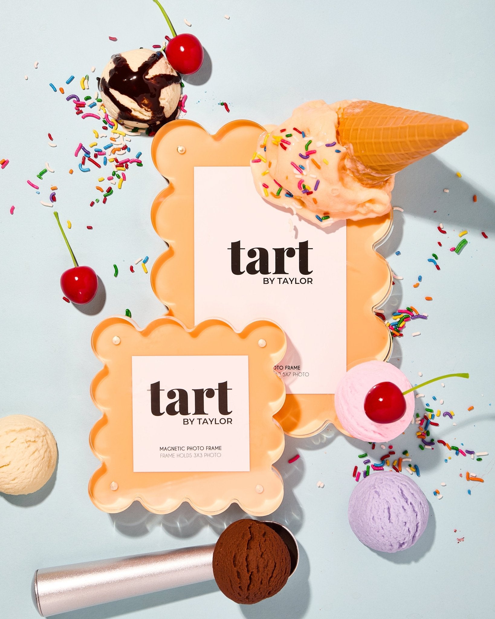 Orange Sherbet Acrylic Picture Frame - Tart By Taylor