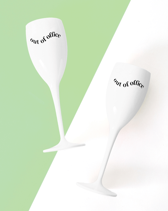 Out Of Office Flutes (Set of 2) - Tart By Taylor