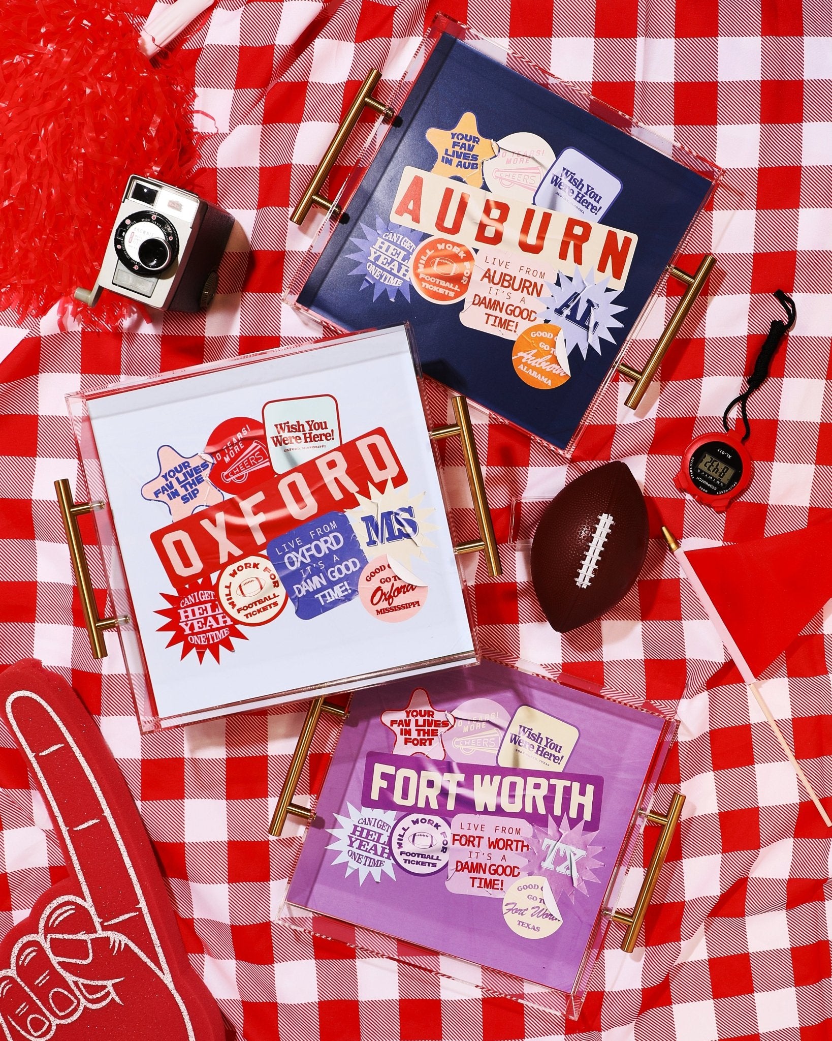 Oxford Large Tray | Tailgate Collection - Tart By Taylor