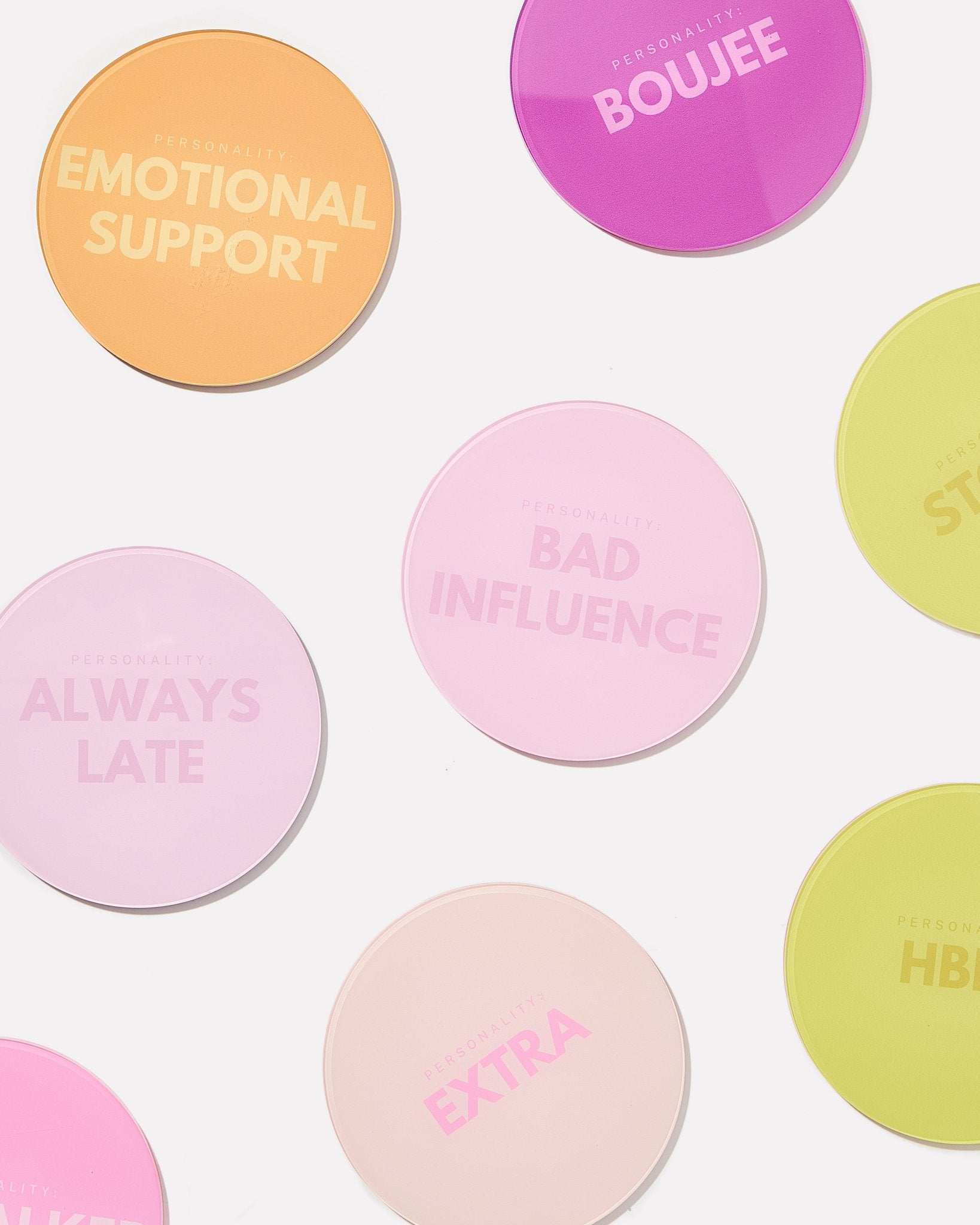 Party Personality Coasters | Set of 10 - Tart By Taylor
