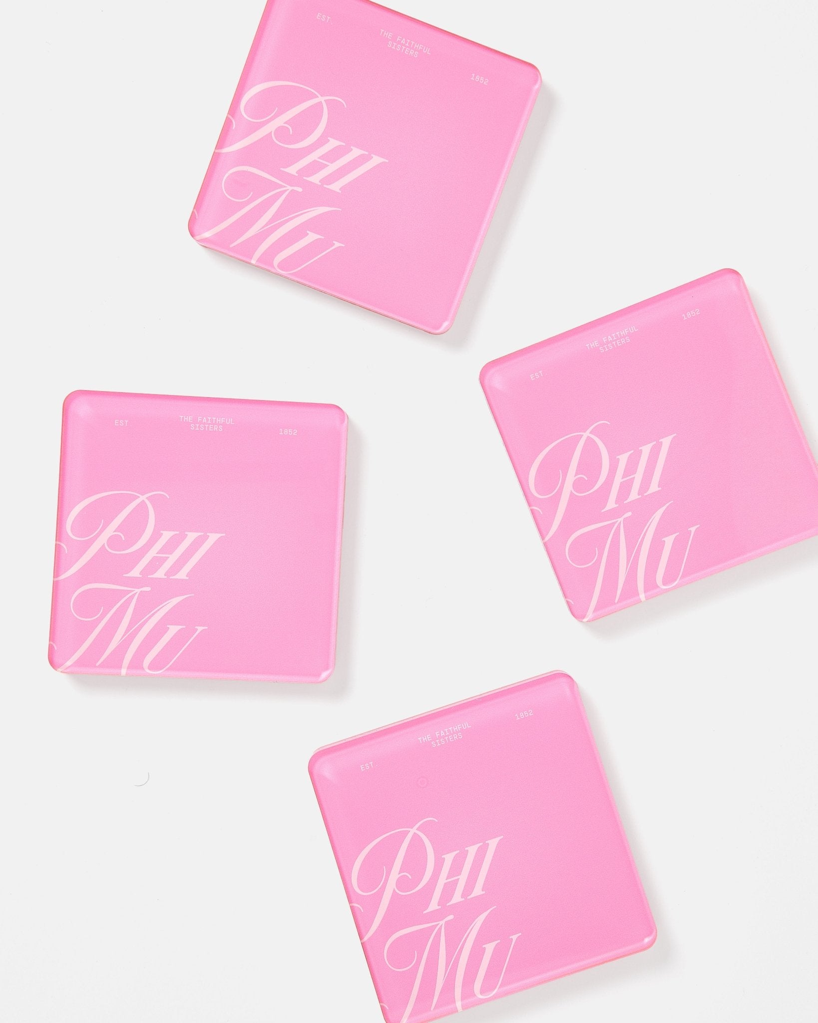 Phi Mu Coasters - Tart By Taylor