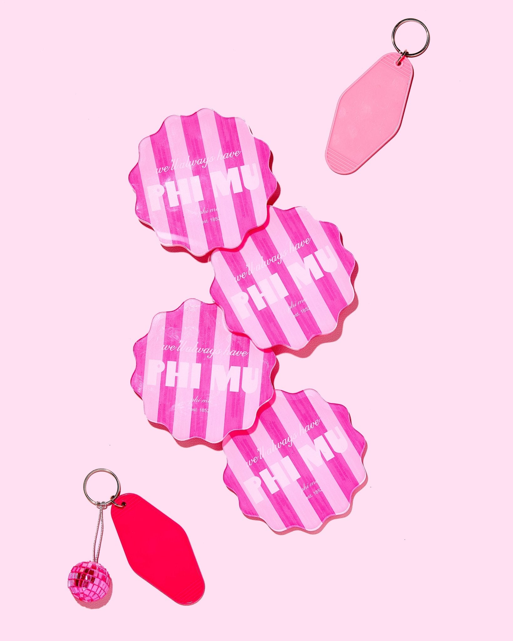 Phi Mu Coasters - Tart By Taylor