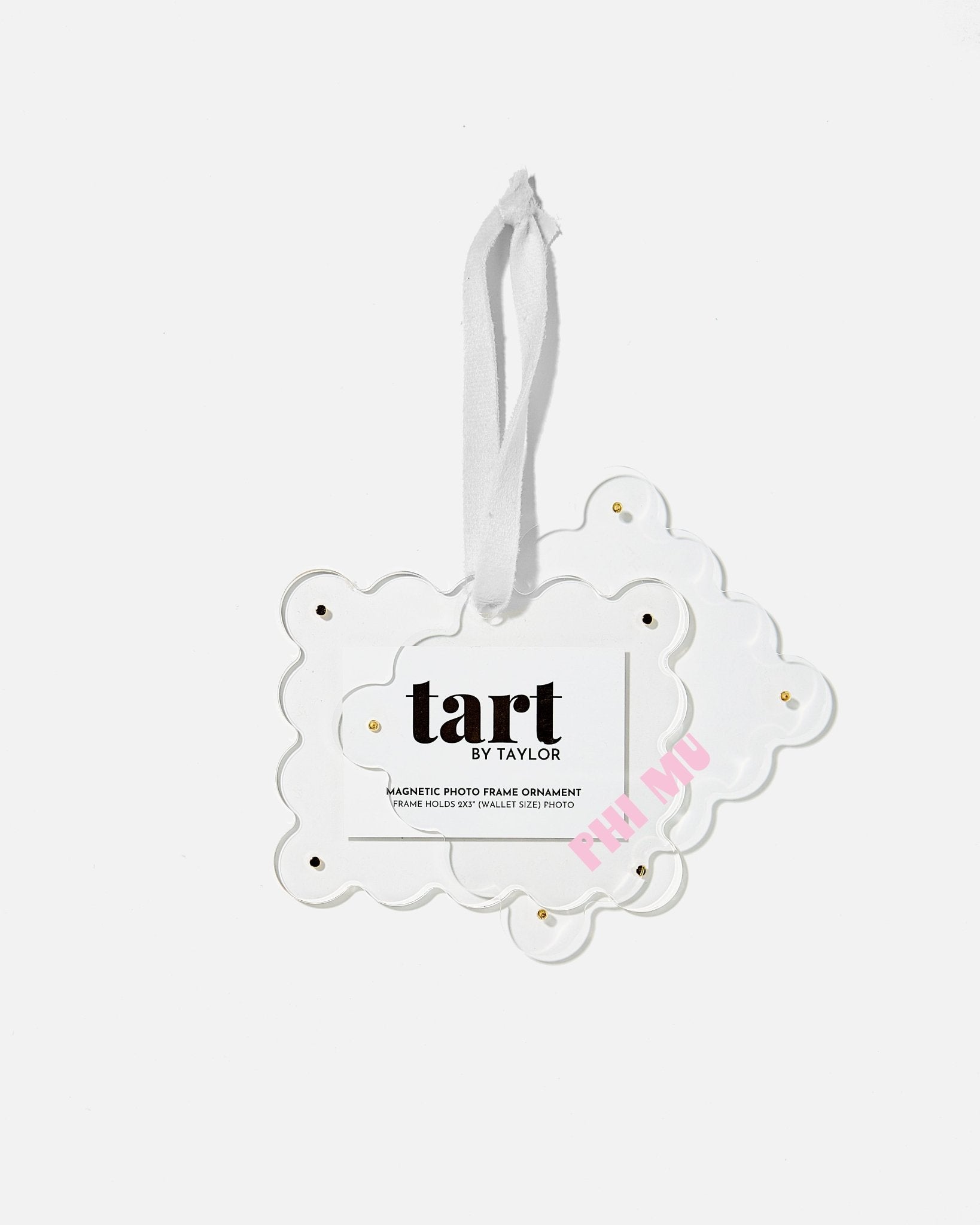 Phi Mu Frame Ornament - Tart By Taylor