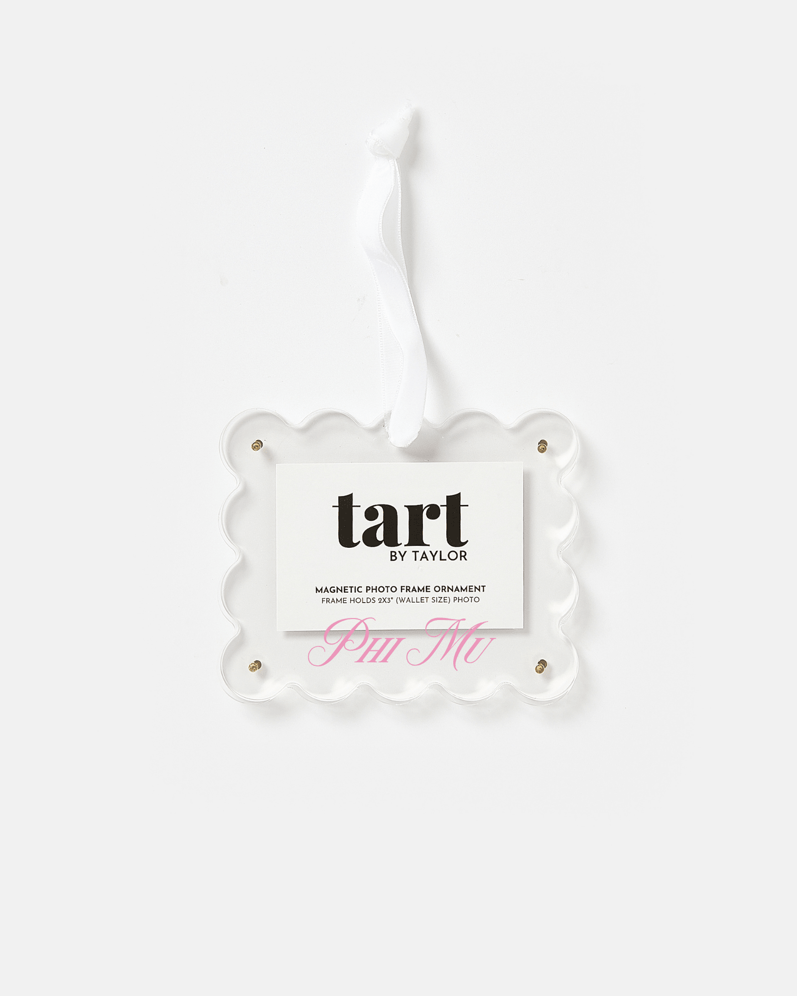 Phi Mu Ornament Frame - Tart By Taylor