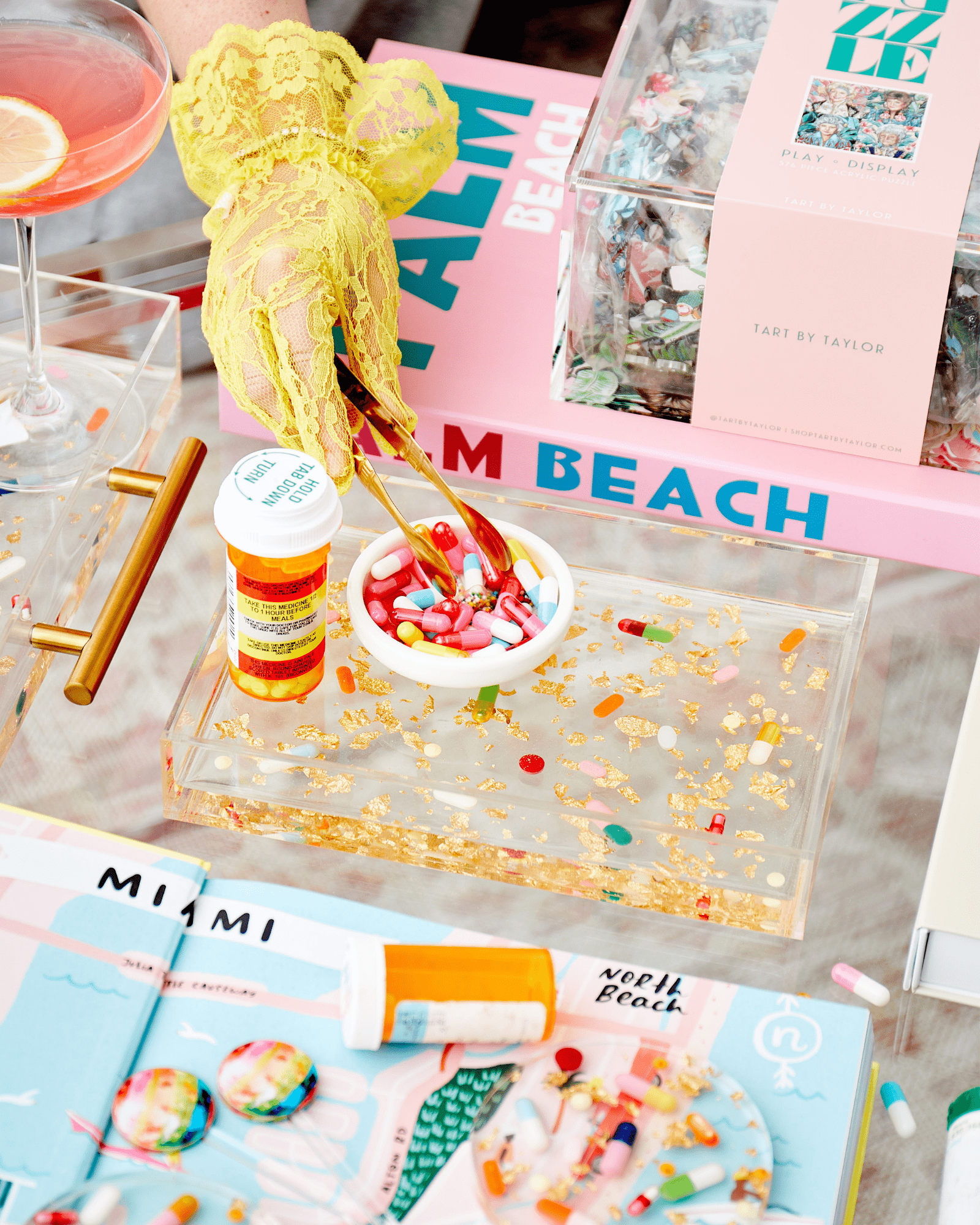 Pills + Gold Small Tray - Thumbnail 4