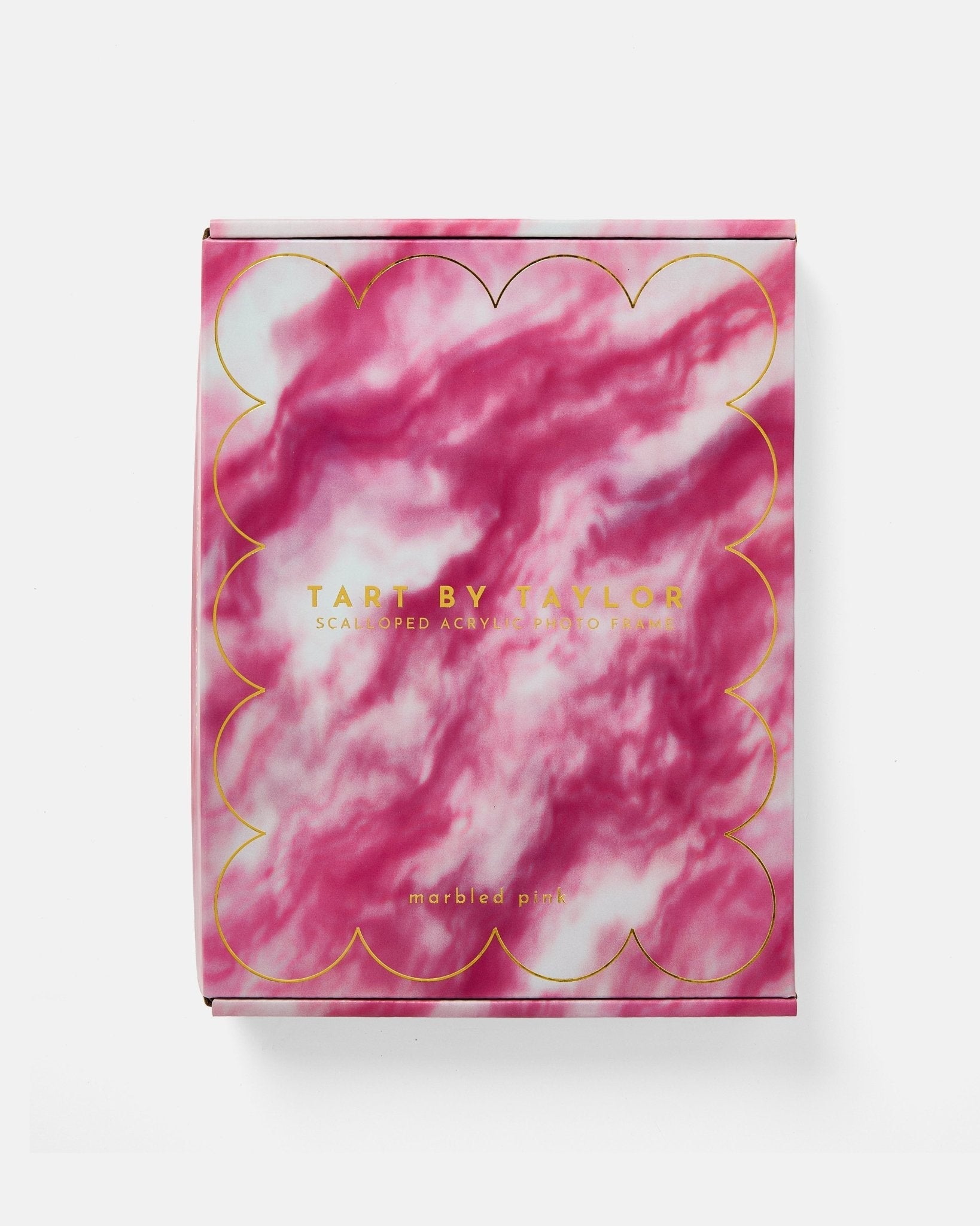 Pink Marbled Acrylic Picture Frame - Tart By Taylor - FRAME-MARB-PINK