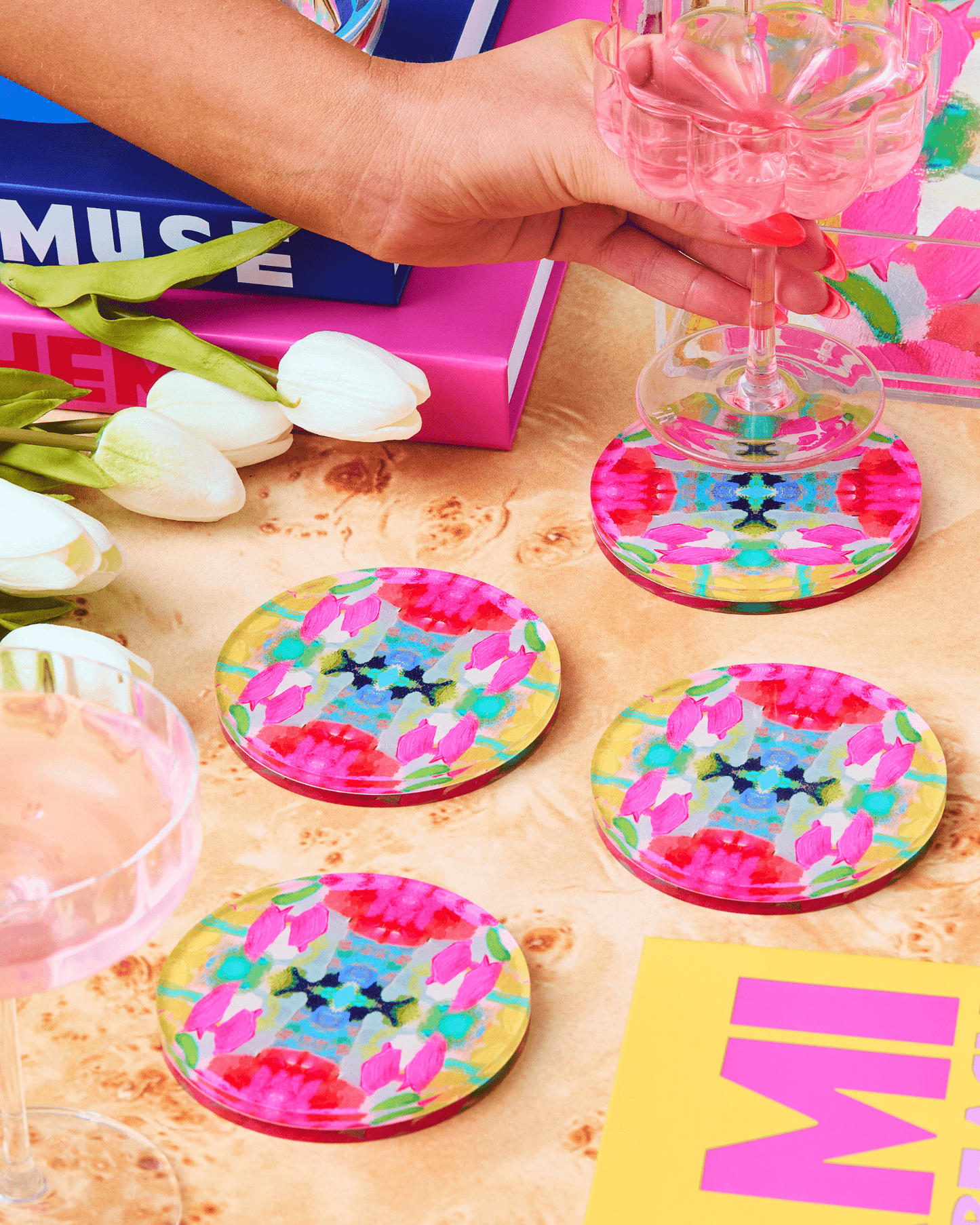 Pink Paradise | Laura Park x Tart Coasters - Tart By Taylor