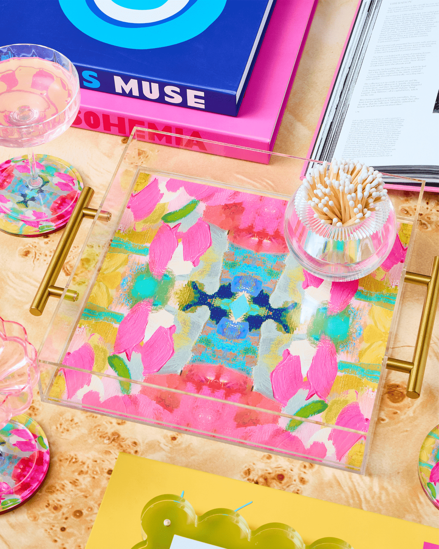 Pink Paradise | Laura Park x Tart Large Tray - Tart By Taylor