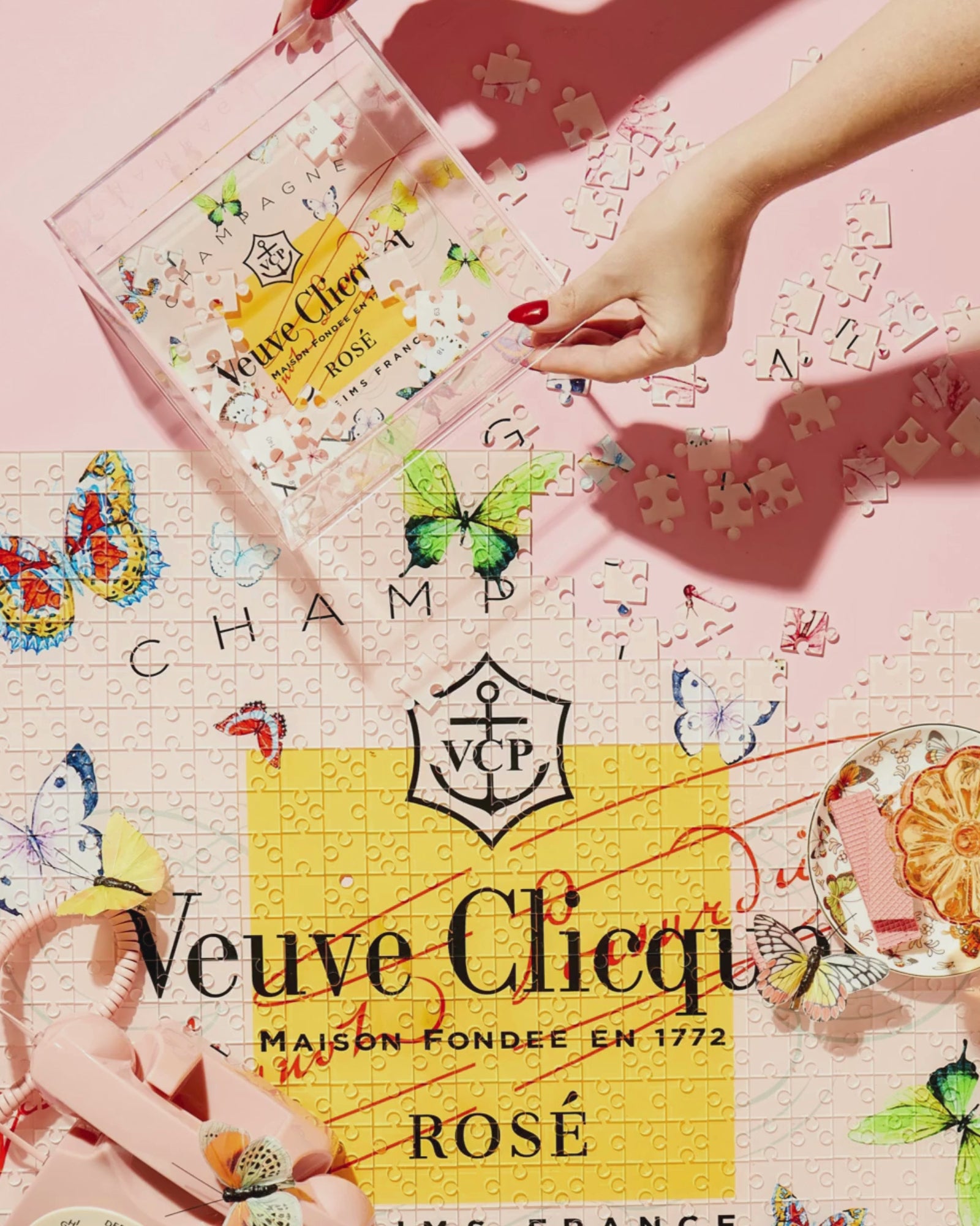 Acrylic Puzzle | Rose Butterfly