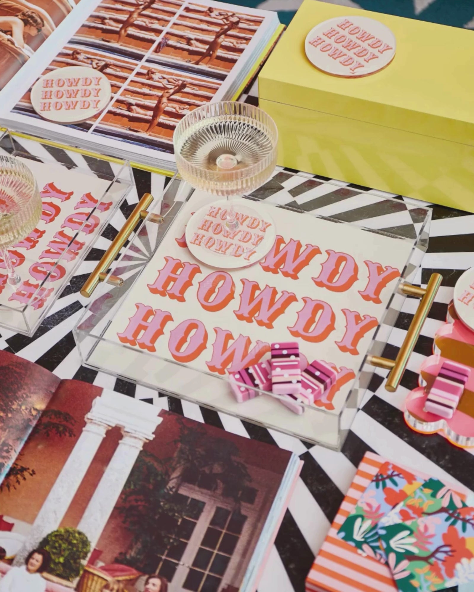 Large Acrylic Tray | Howdy 