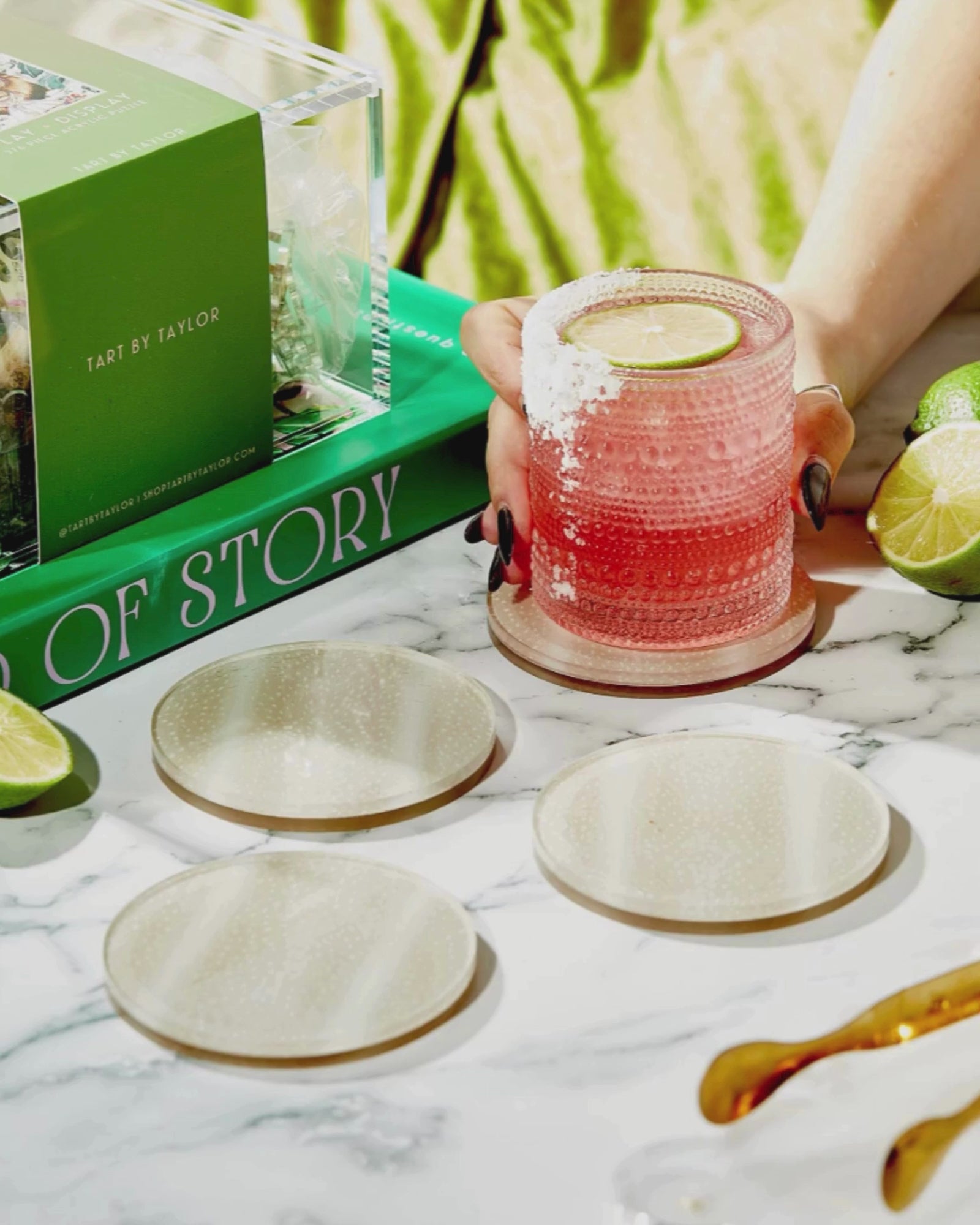 Acrylic Coasters | Fawn Print
