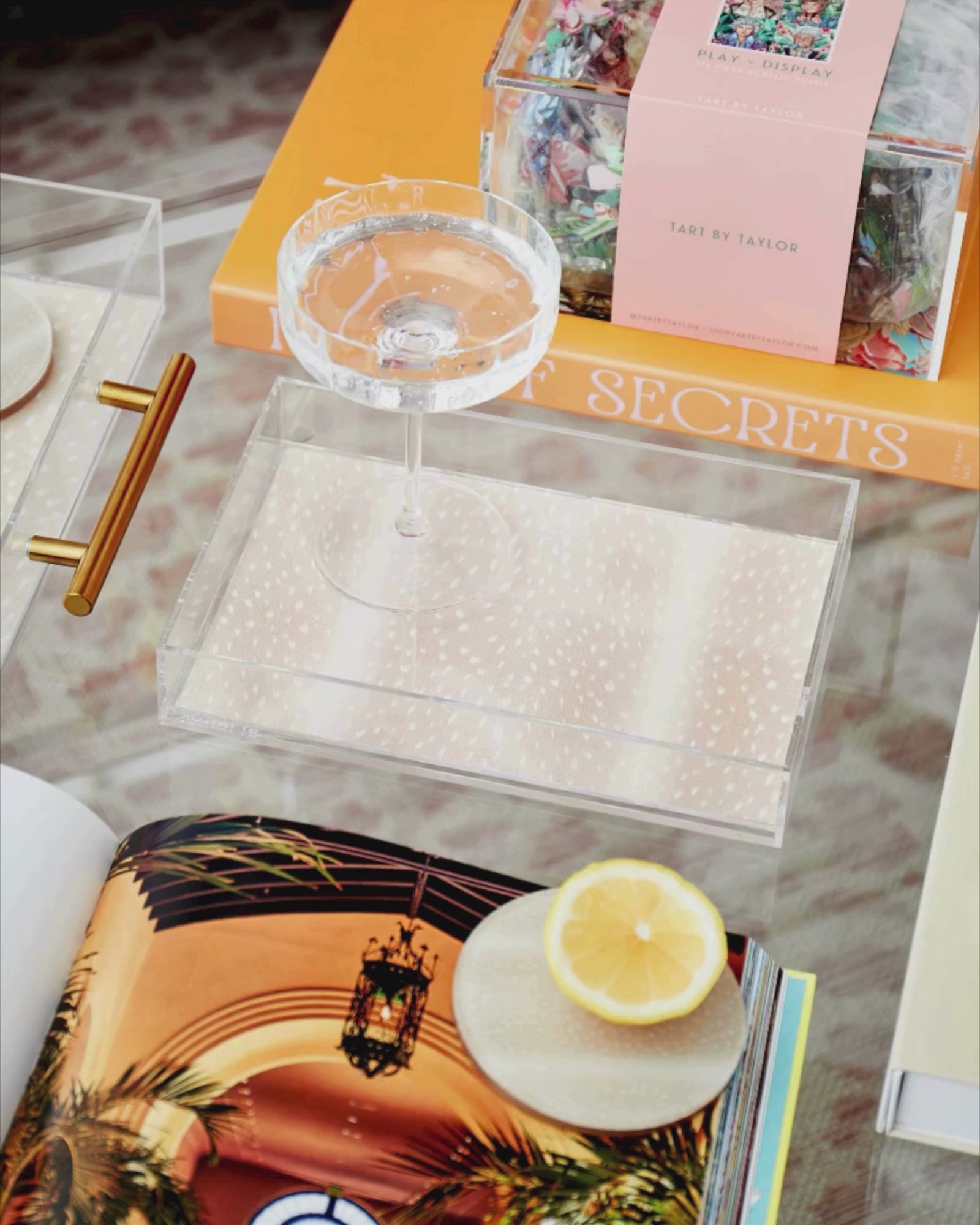 Small Acrylic Tray | Fawn Print