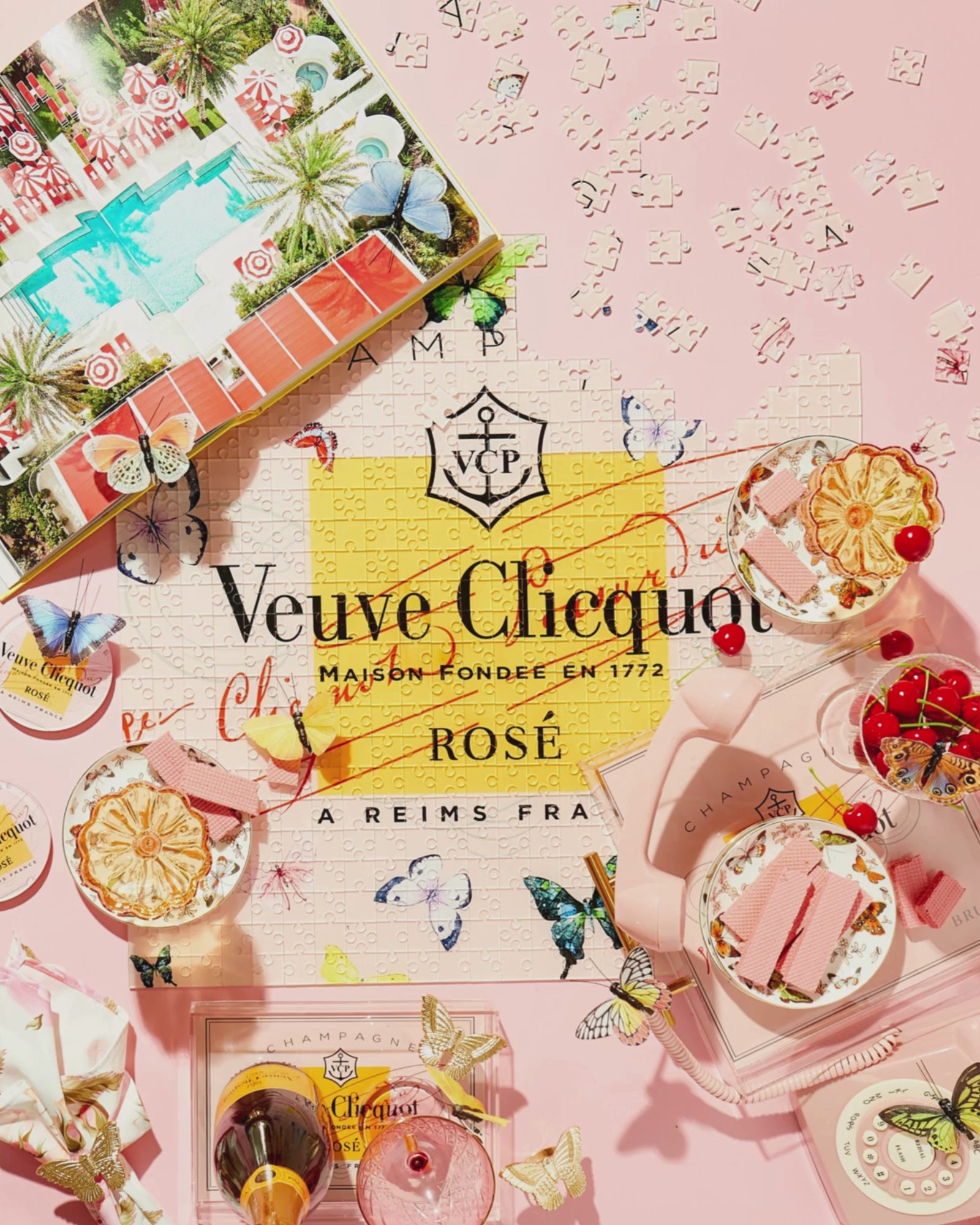 Acrylic Puzzle | Rose Butterfly