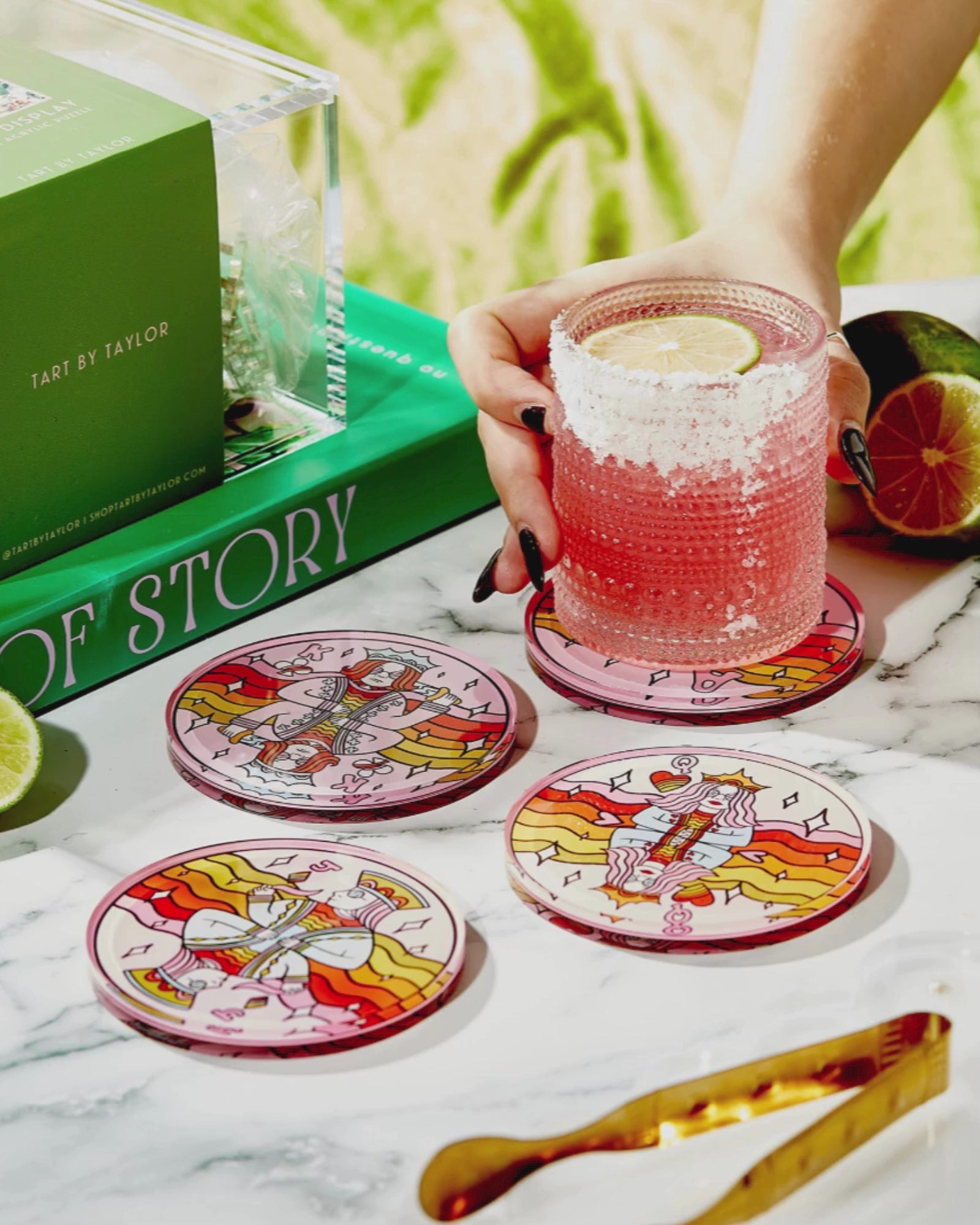 Royal Flush Set of 4 Coasters - Thumbnail 4