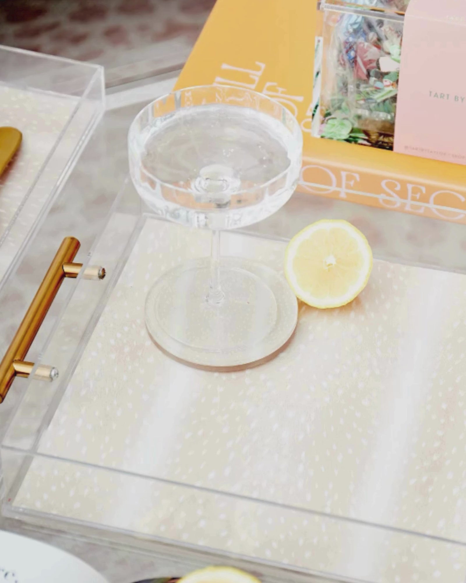 Large Acrylic Tray | Fawn Print