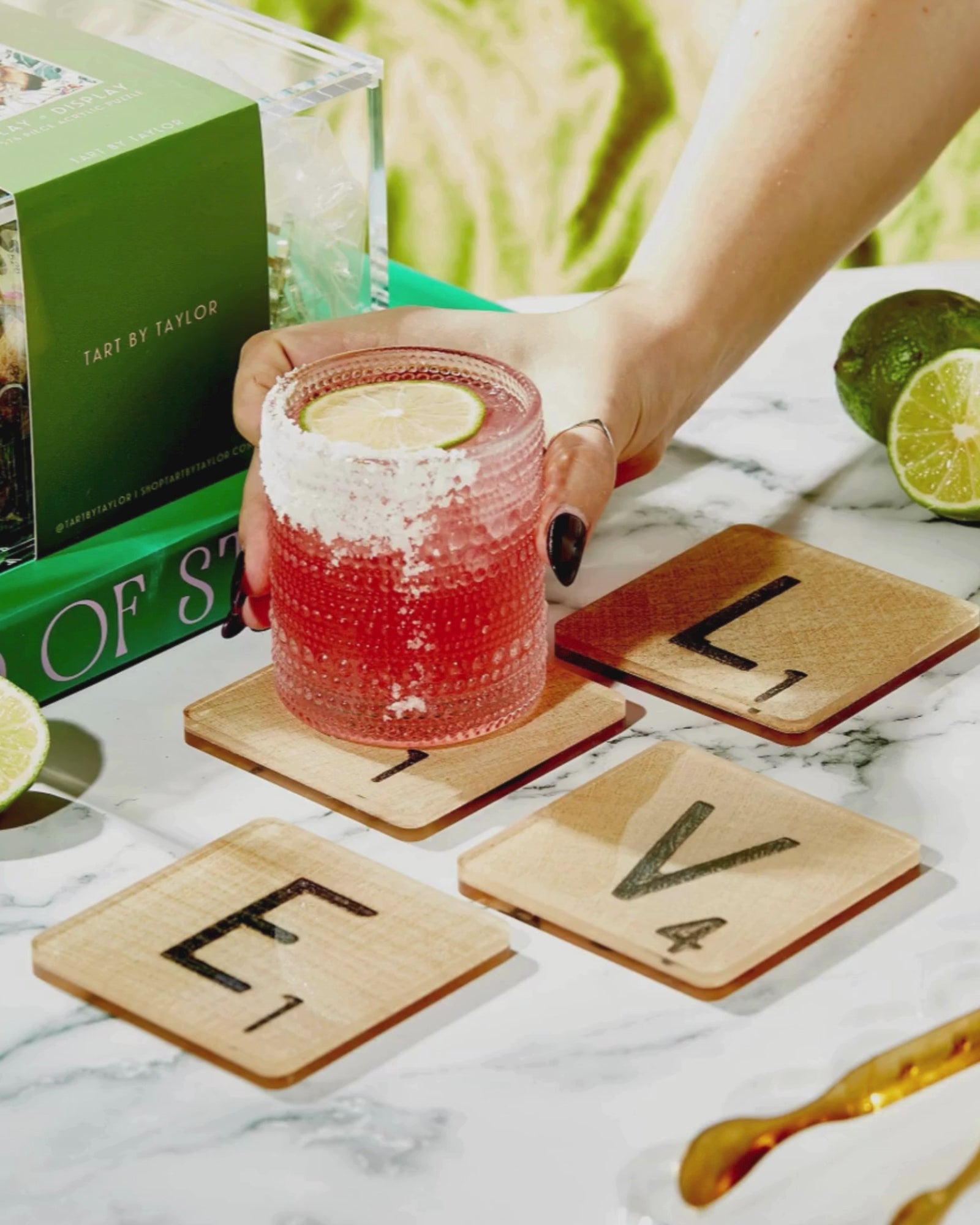 Love Scrabble Tiles | Set of 4 Coasters