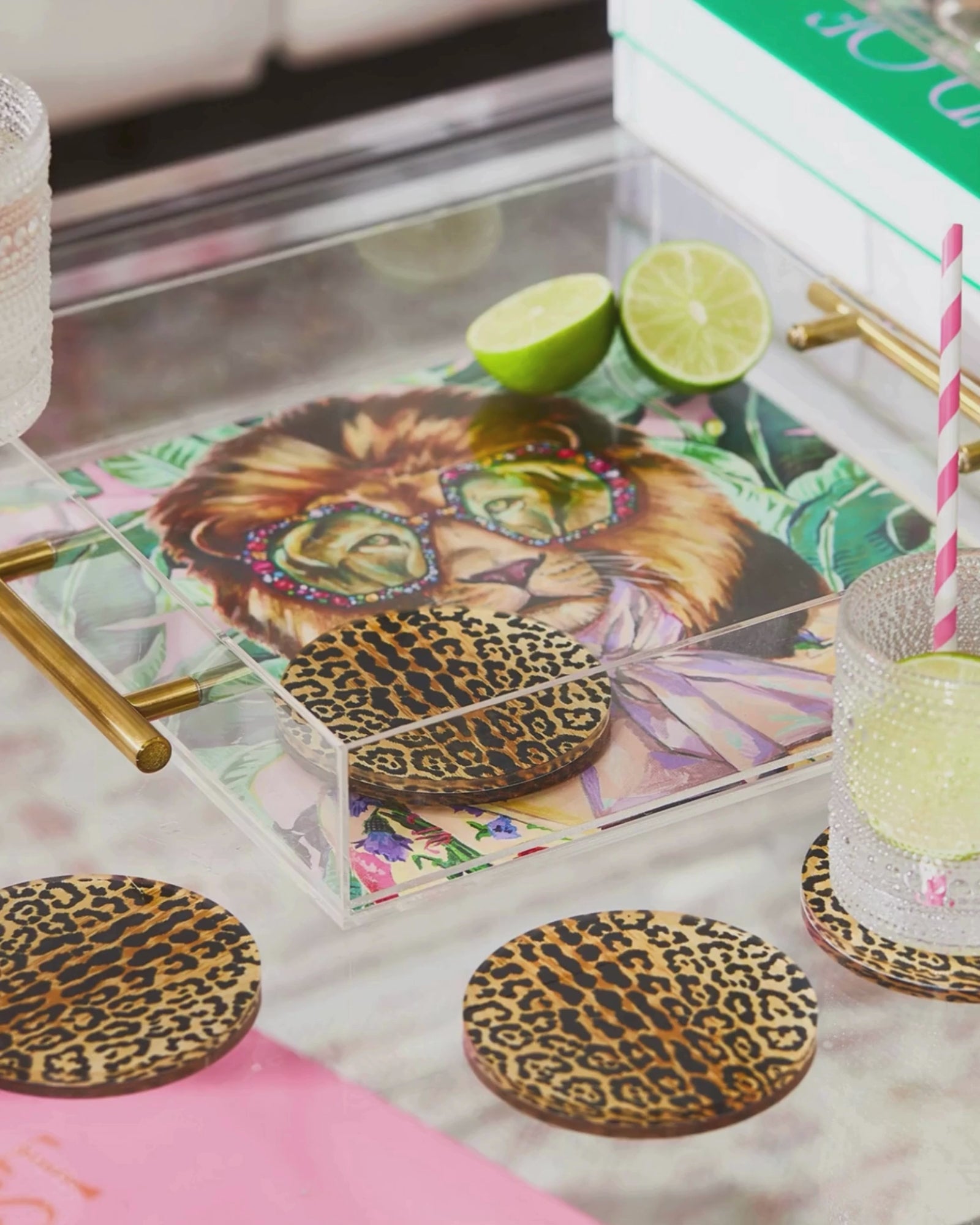 Large Acrylic Tray | Louis The Lion