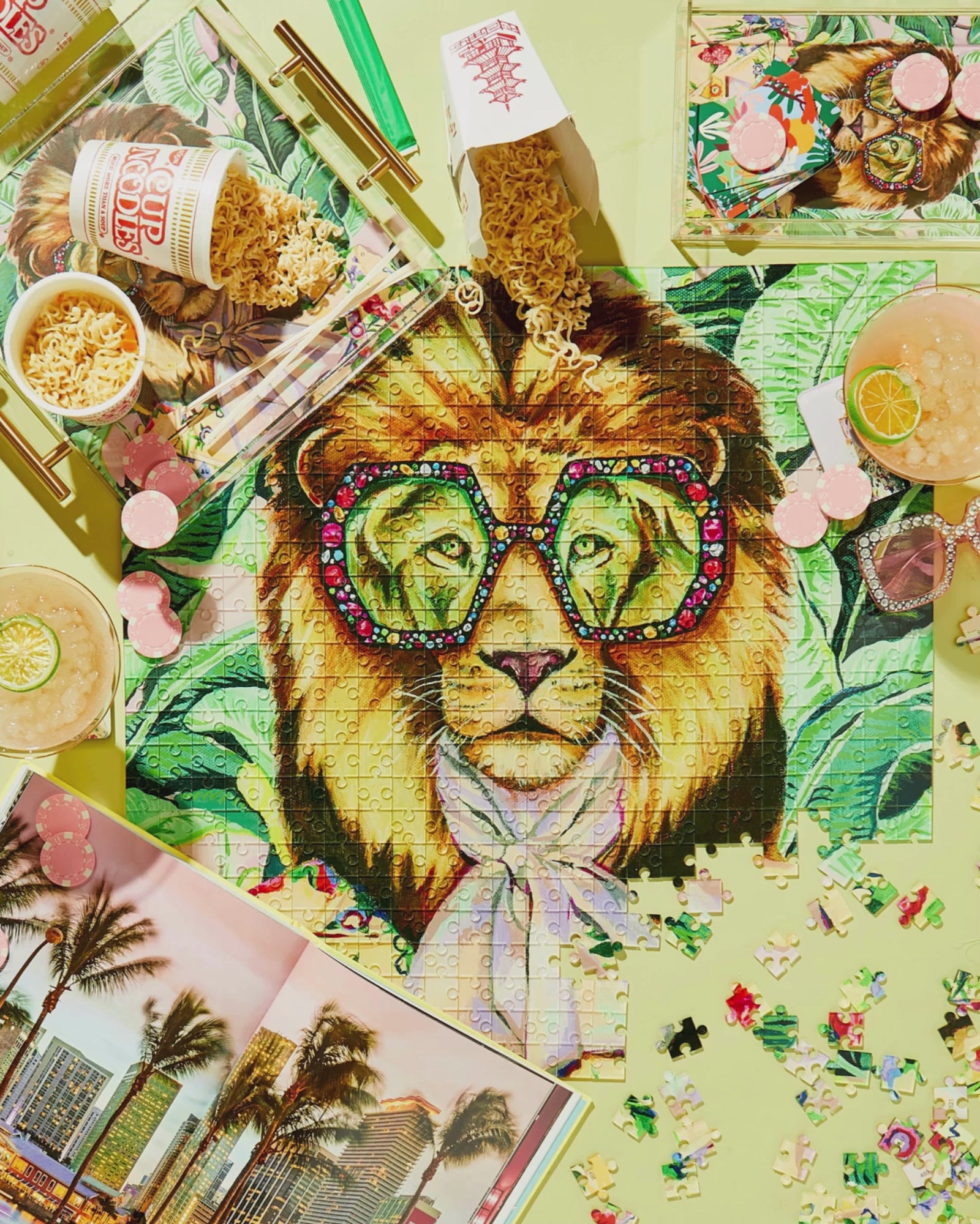Acrylic Puzzle | Louis The Lion – Tart By Taylor