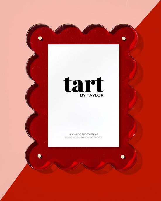 Red Acrylic Picture Frame - Tart By Taylor