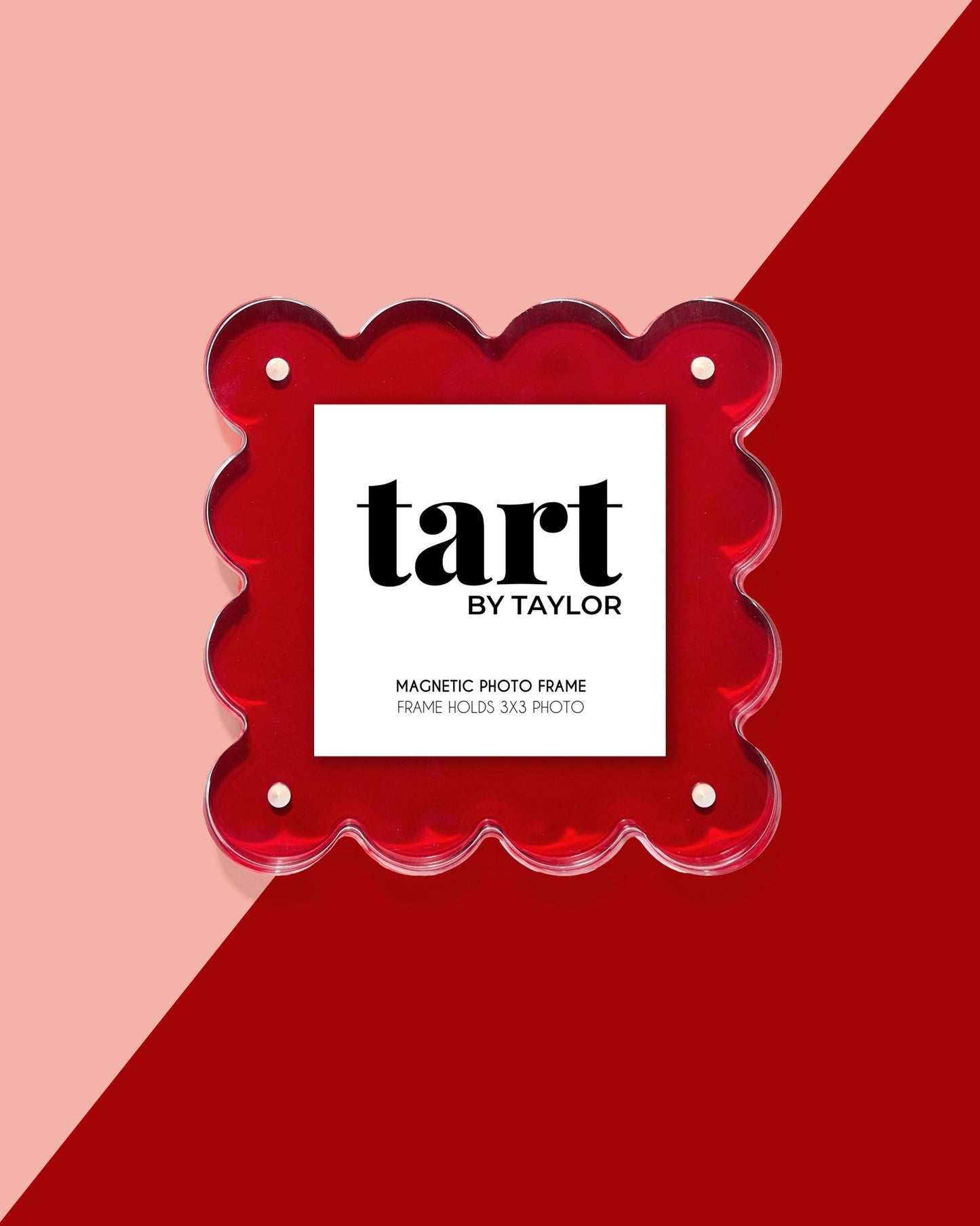 Red Mini Acrylic Picture Frame - Tart By Taylor