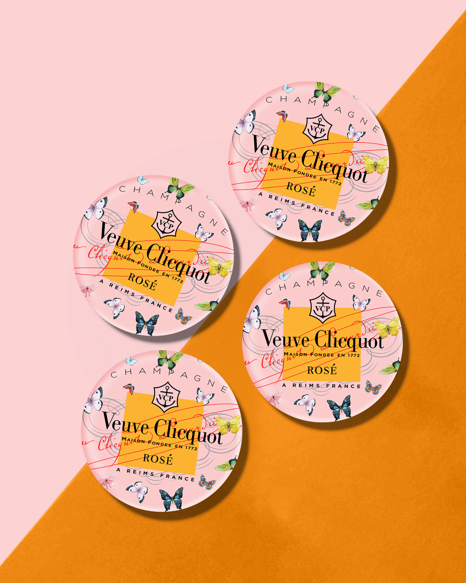 Rose Butterfly Coasters - Tart By Taylor