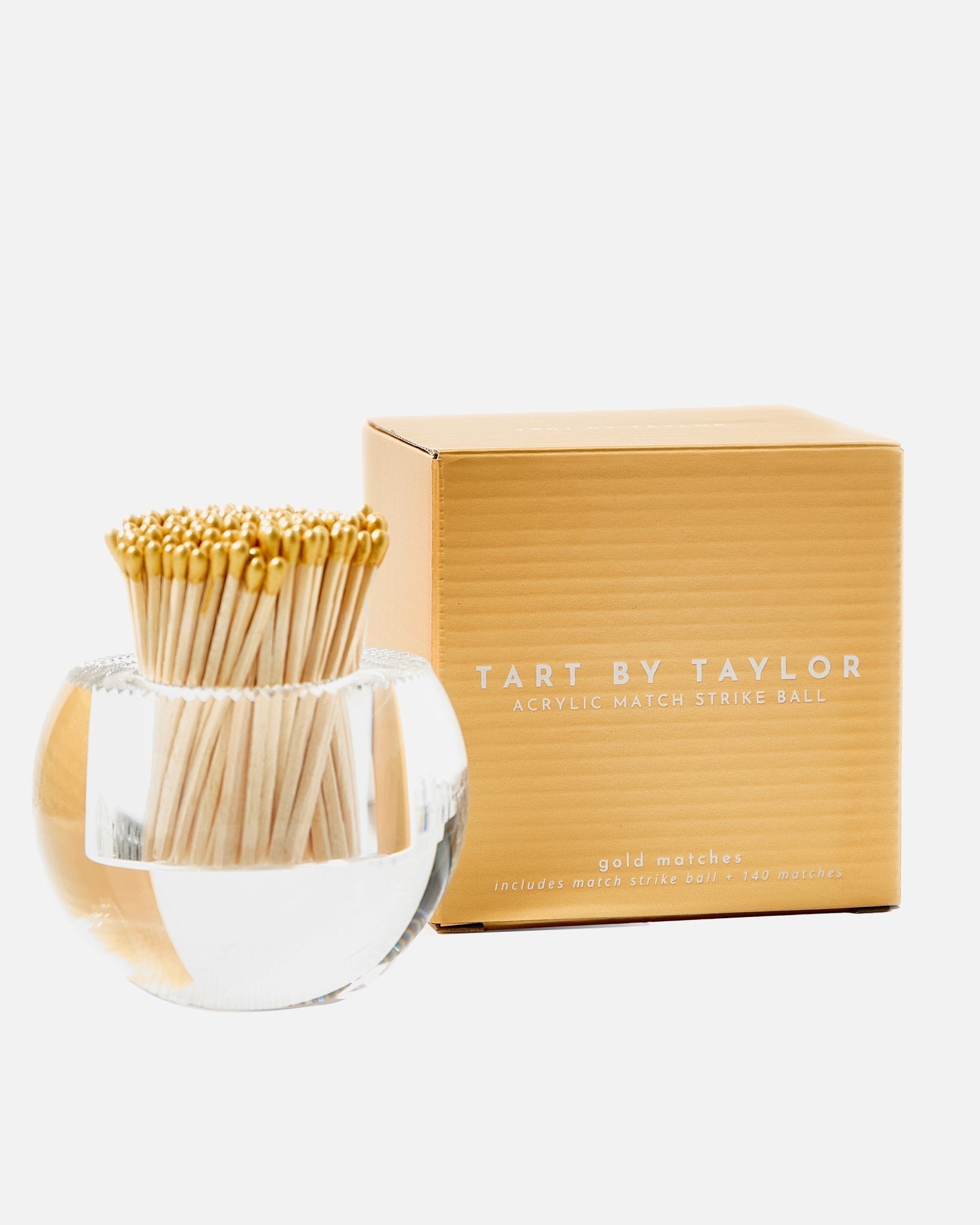 Round Match Striker | Gold Matches - Tart By Taylor