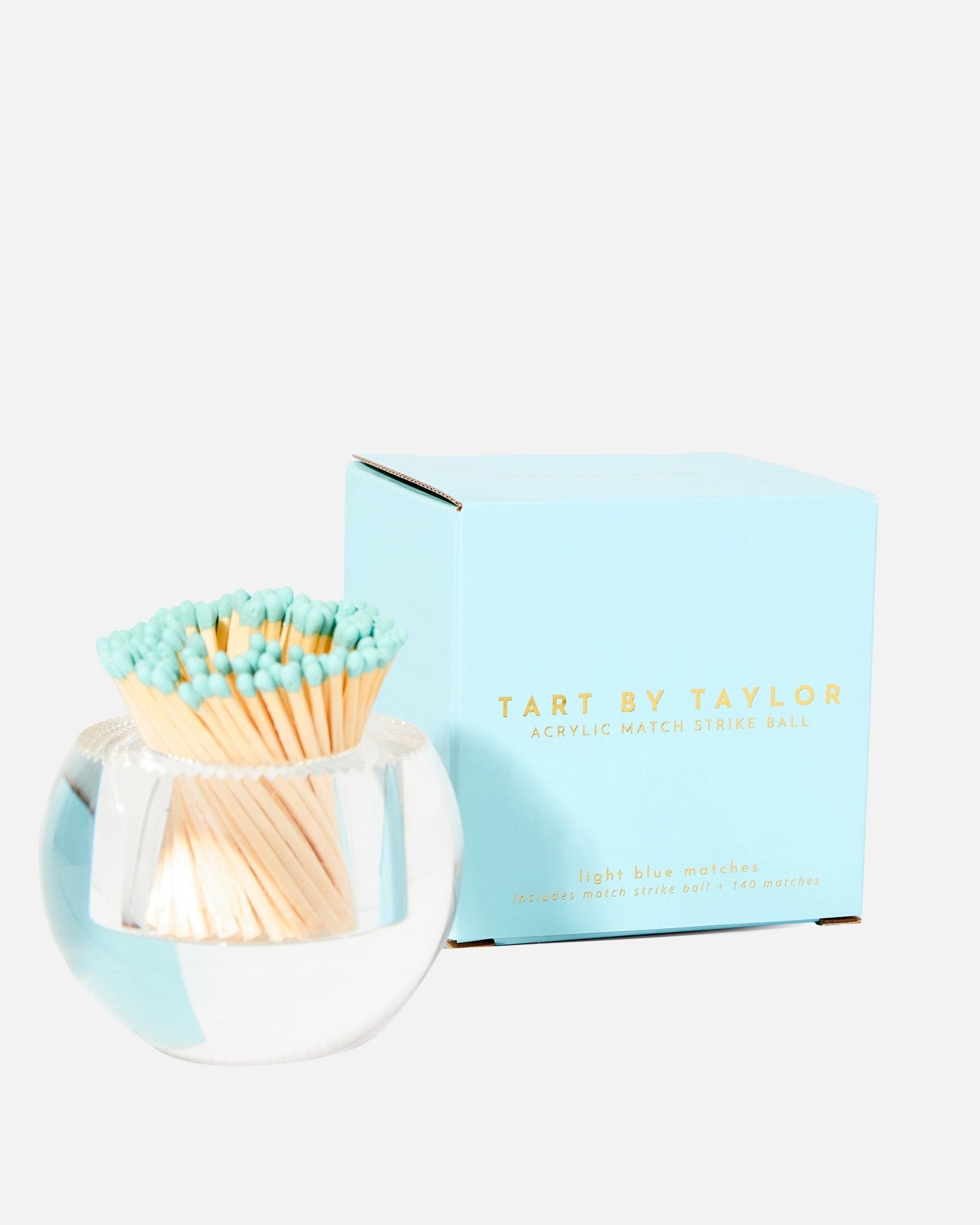 Round Match Striker | Light Blue Matches - Tart By Taylor