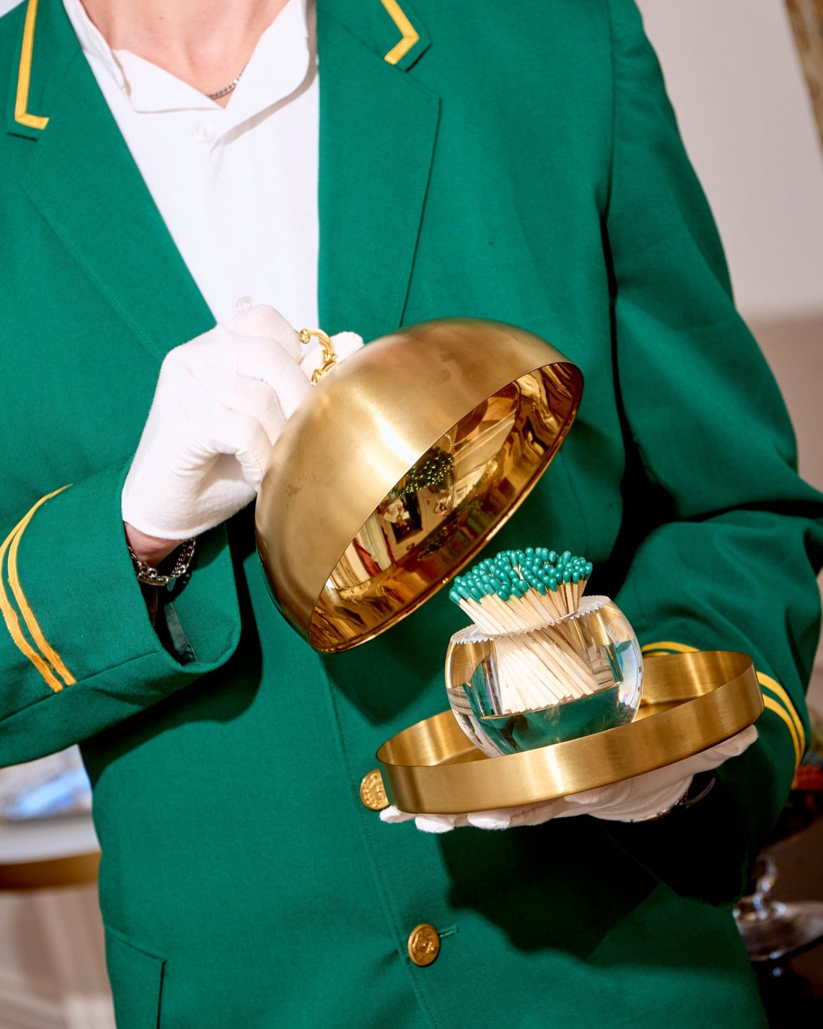 Round Match Striker | Metallic Green Matches - Tart By Taylor