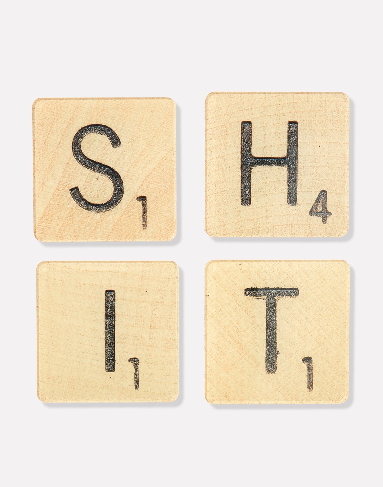 Shit Scrabble Tiles | Set of 4 Coasters - Tart By Taylor