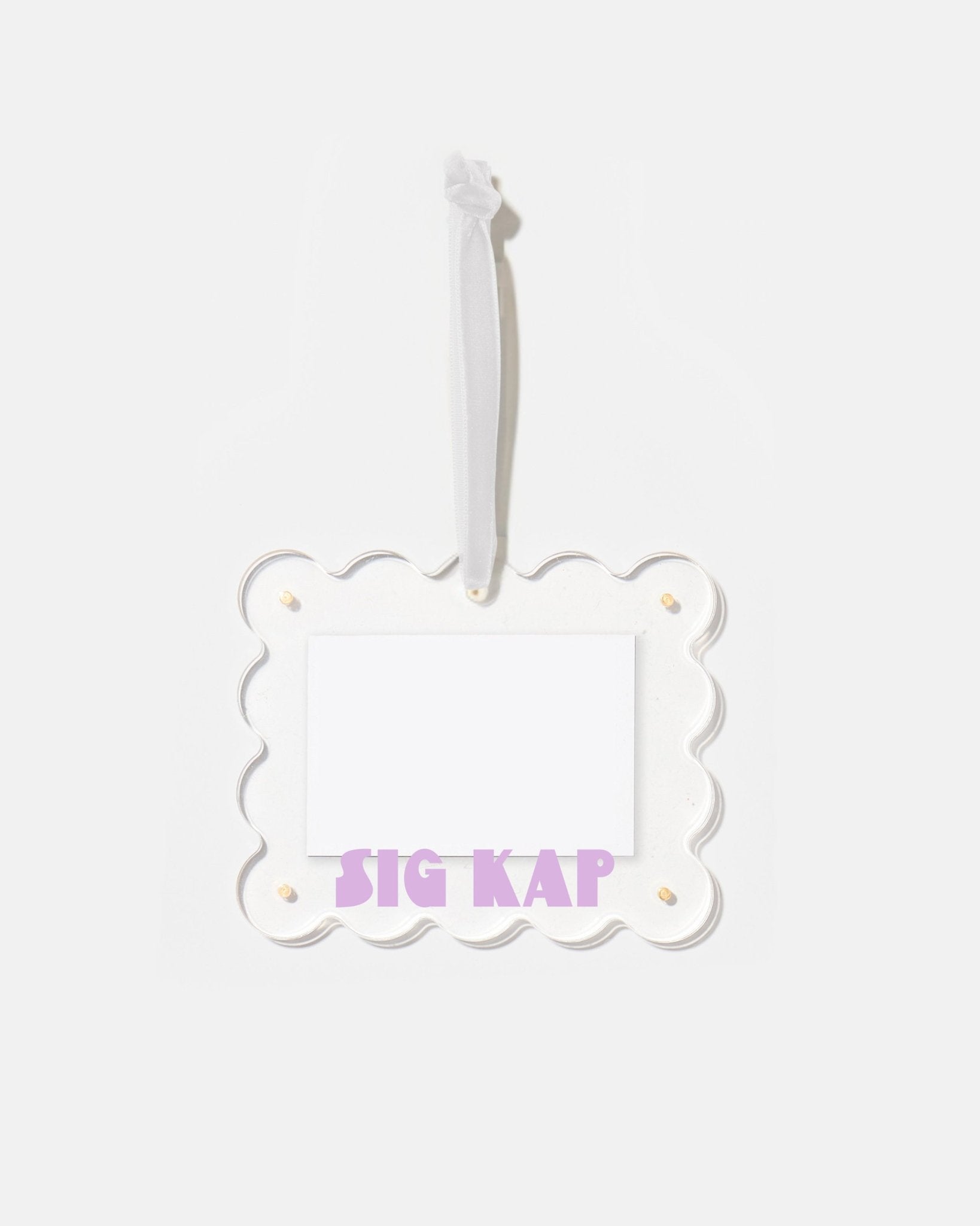 Sigma Kappa Frame Ornament - Tart By Taylor