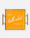 Snarky Orange Large Tray