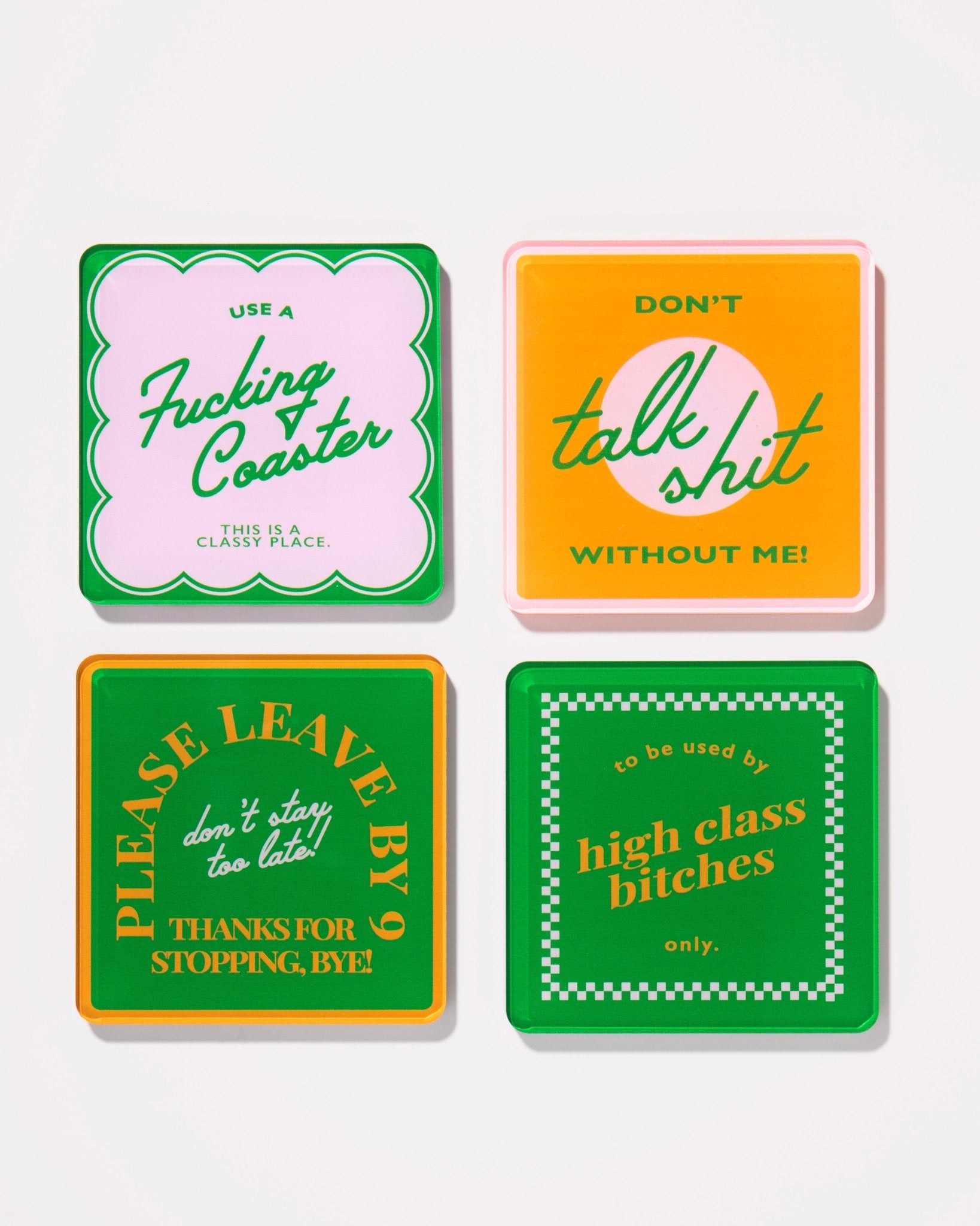 Snarky Orange | Set of 4 Coasters - Tart By Taylor
