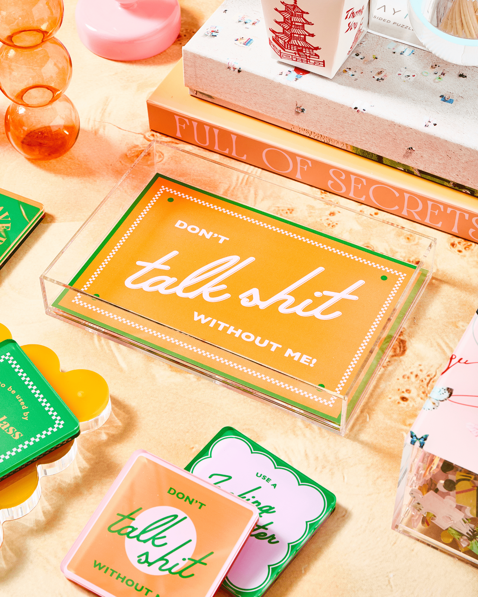 Snarky Orange Small Tray - Thumbnail 5