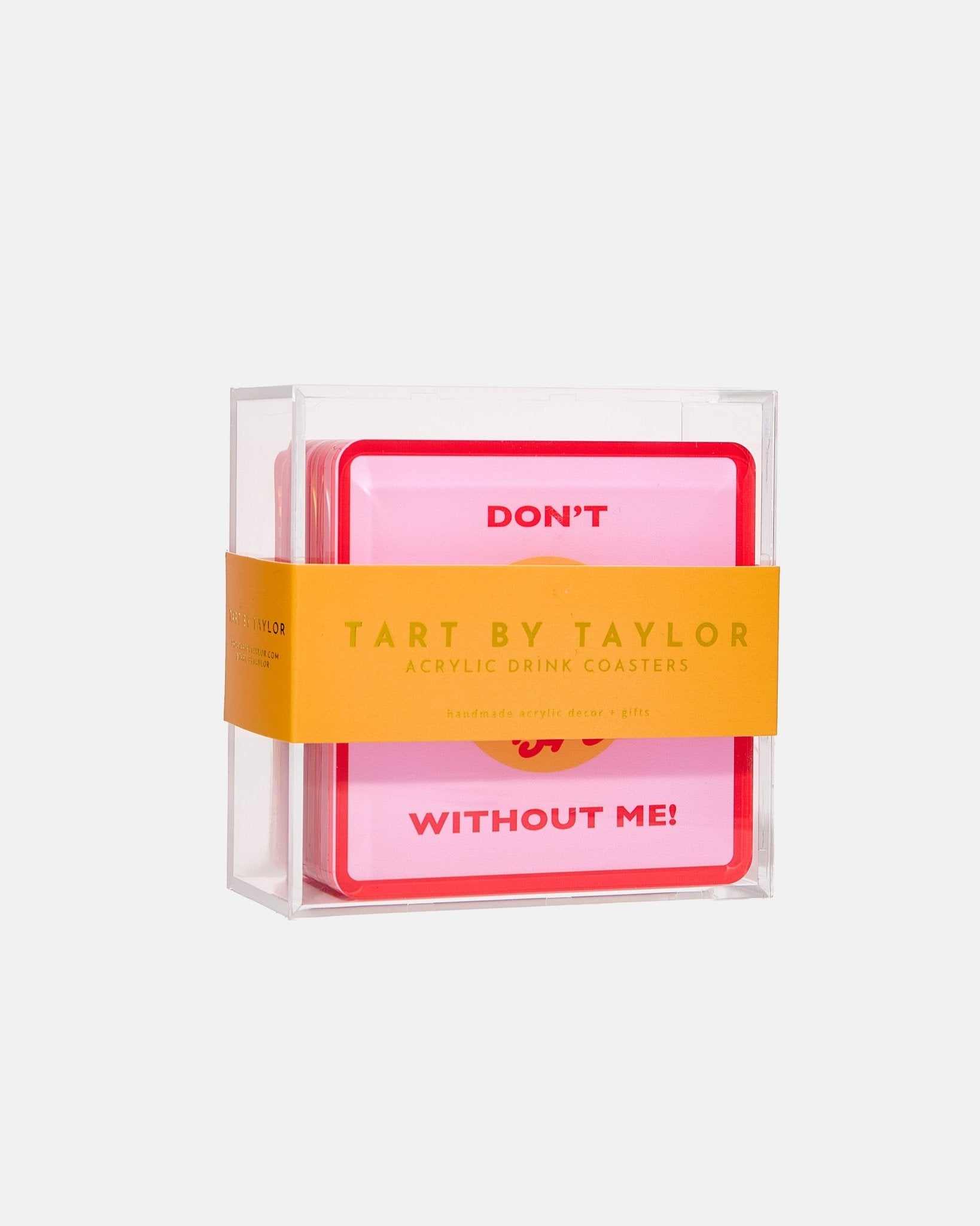 Snarky Red | Set of 4 Coasters - Tart By Taylor