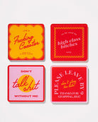 Snarky Red | Set of 4 Coasters - Tart By Taylor
