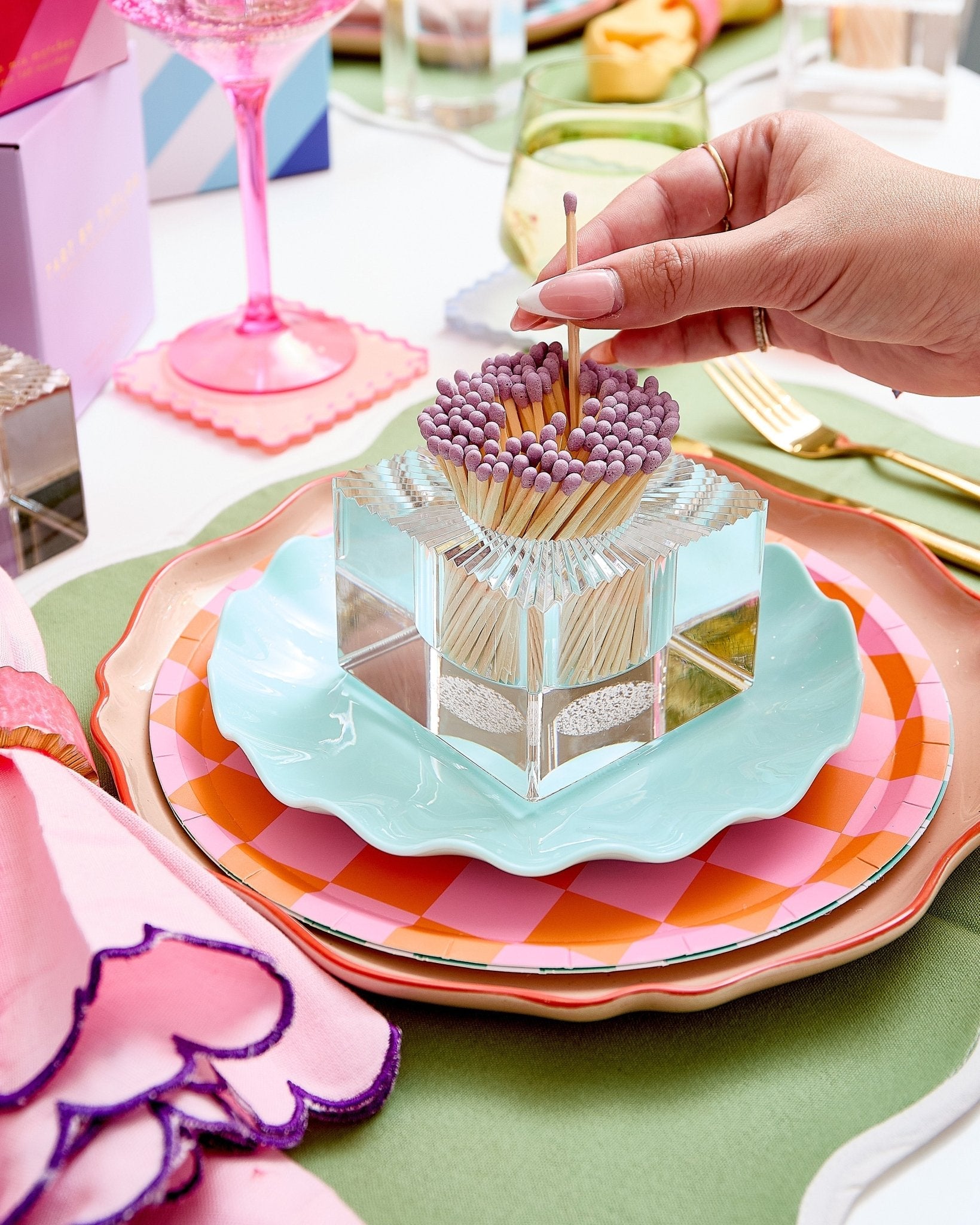 Square Match Striker | Lavender Matches - Tart By Taylor