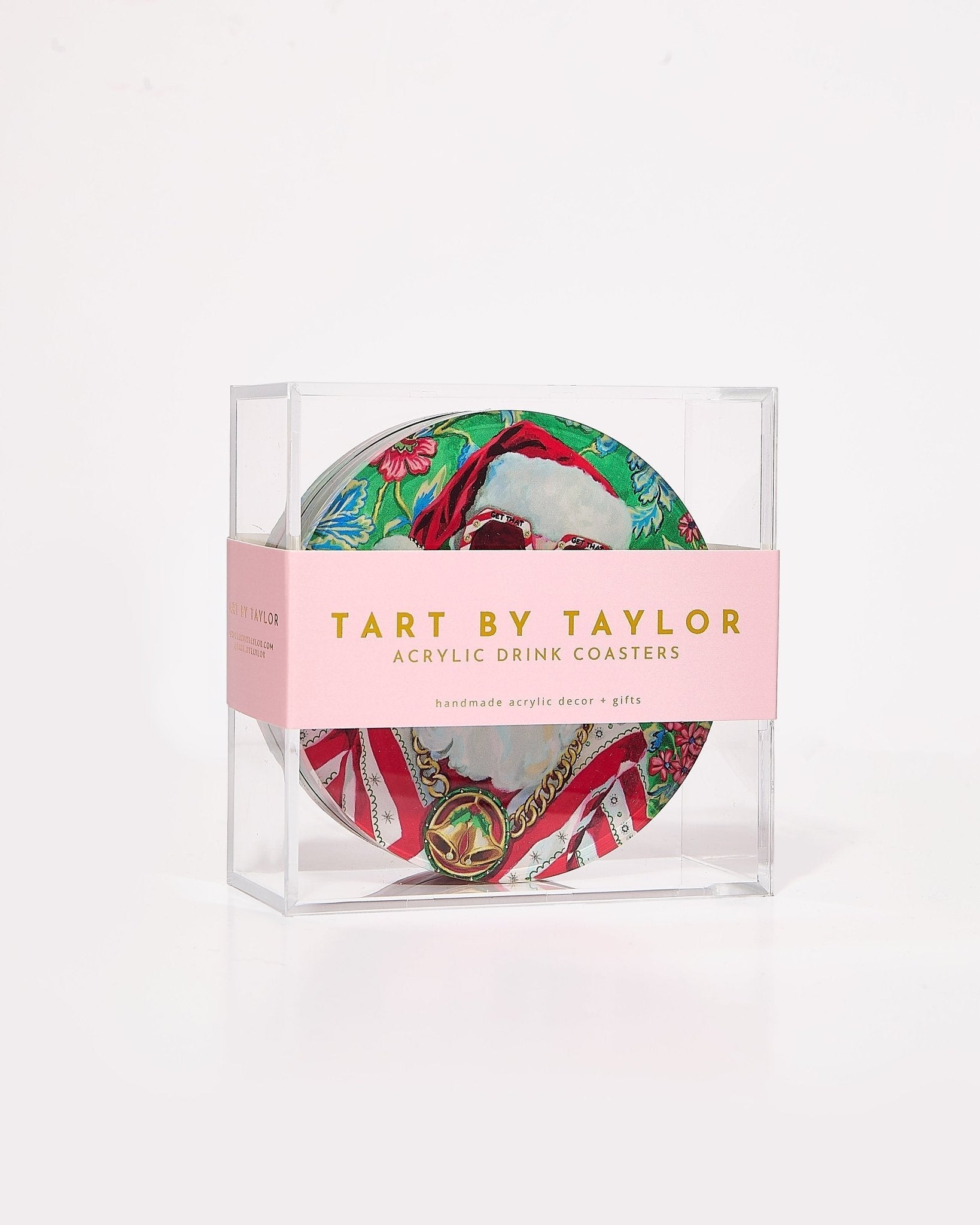 Swanky Santa Coasters - Tart By Taylor