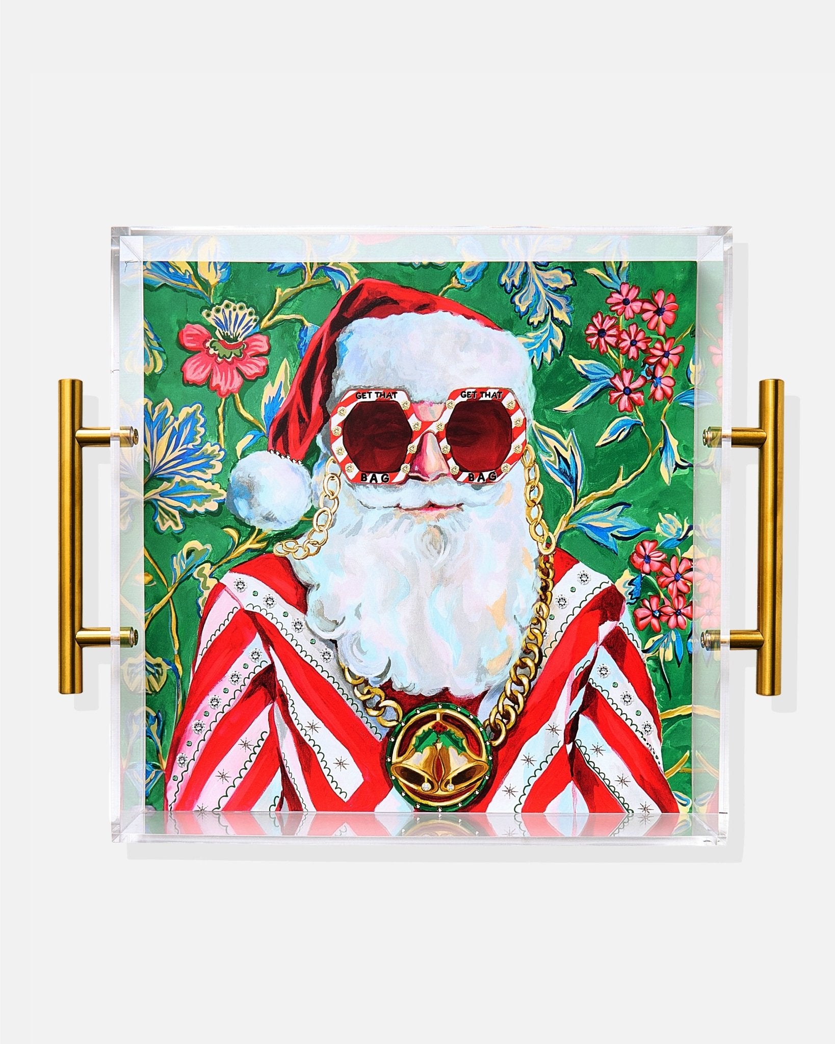 Swanky Santa Large Tray - Tart By Taylor